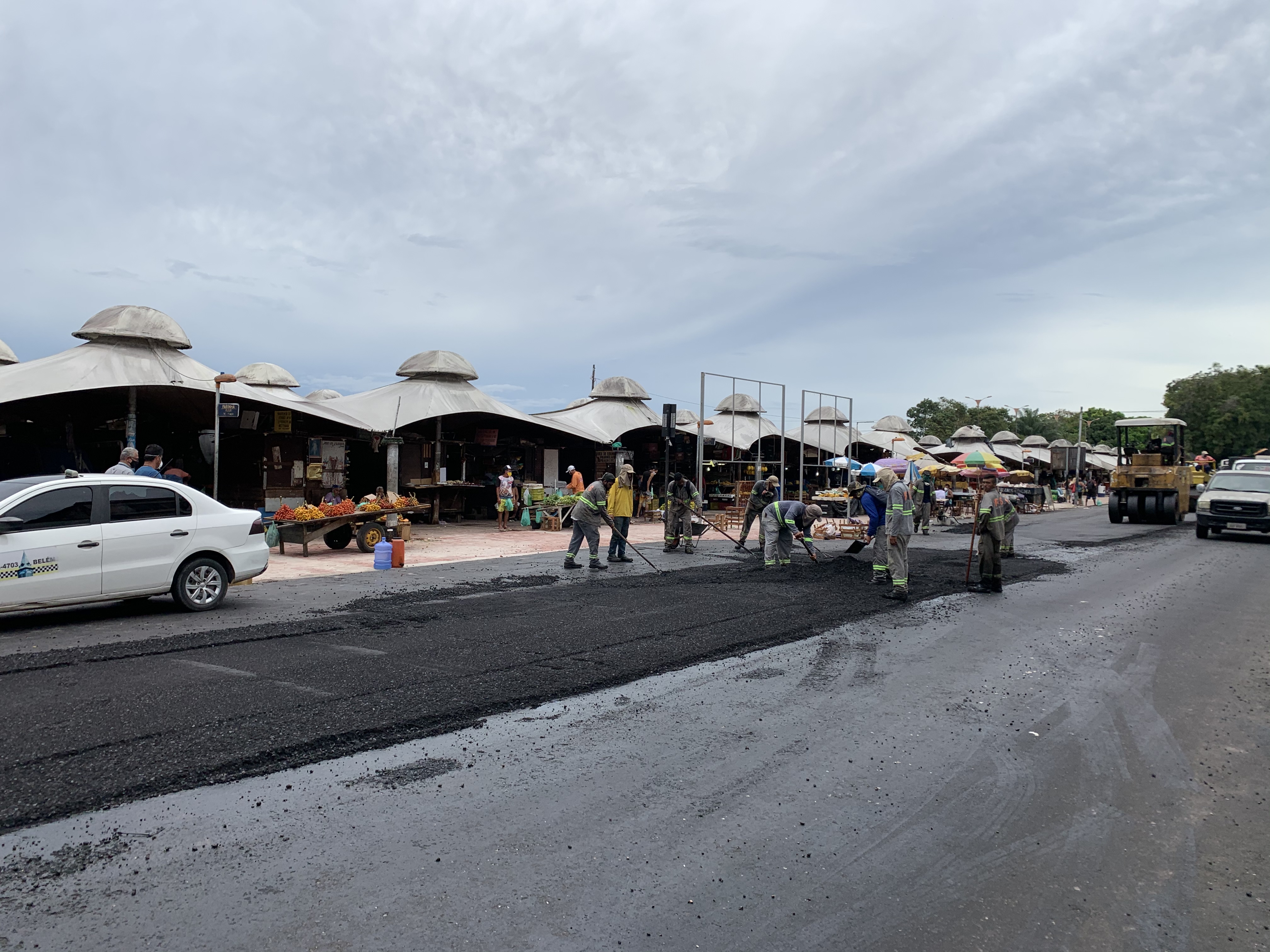 Centro histórico de Belém recebe obras de revitalização