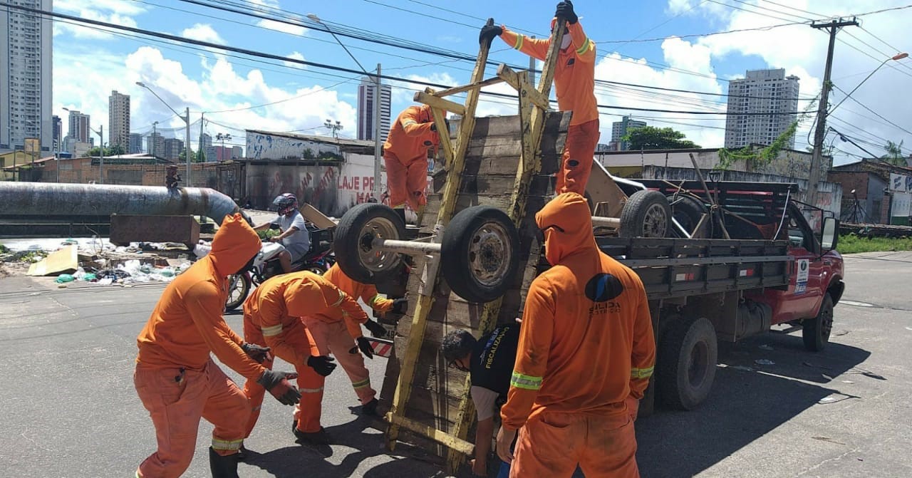 Em três dias de fiscalização, 16 carroças são apreendidas