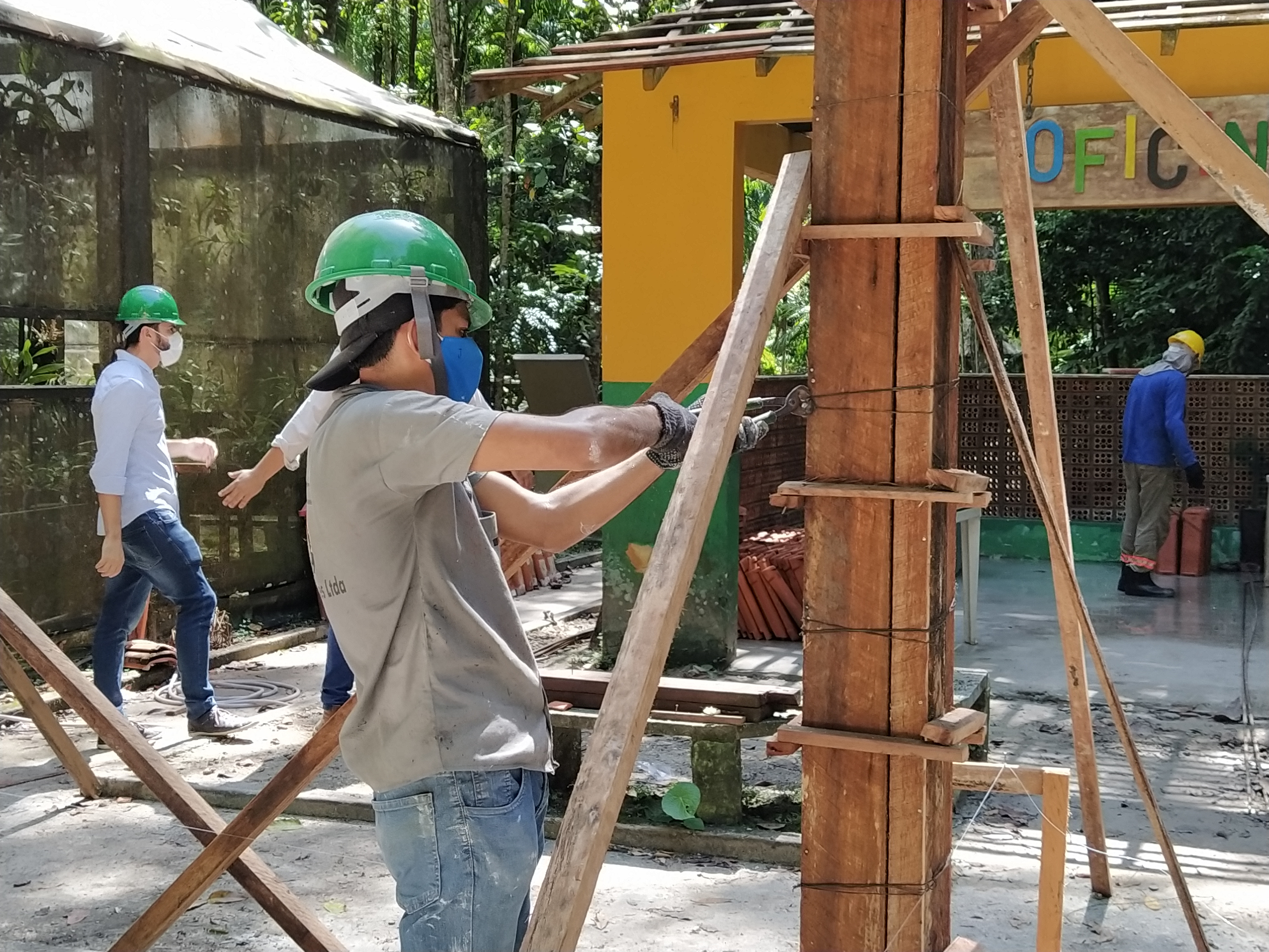Prefeito Zenaldo vistoria as obras de revitalização do Bosque Rodrigues Alves