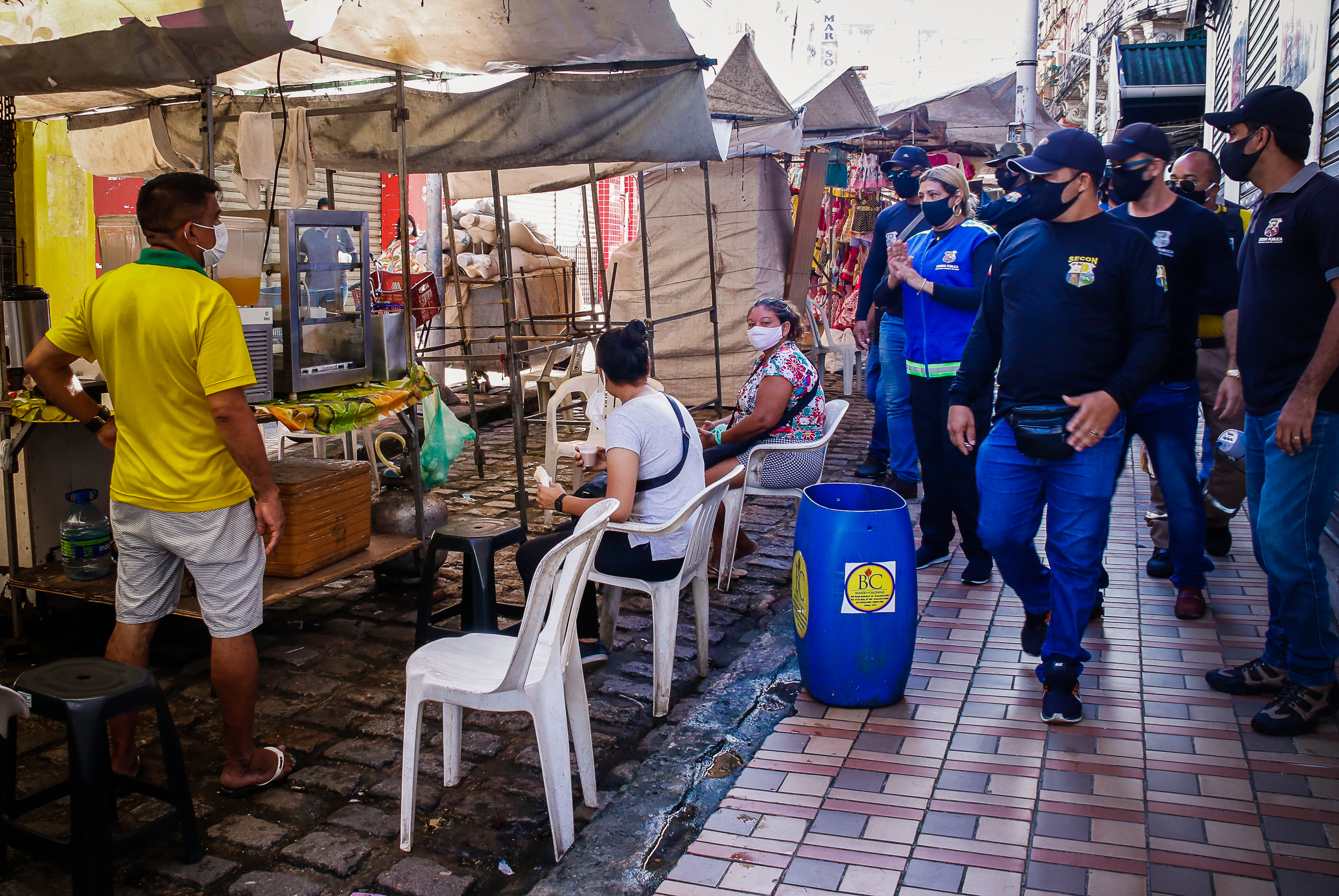 Comitê de Segurança Municipal realiza fiscalização no Comércio de Belém