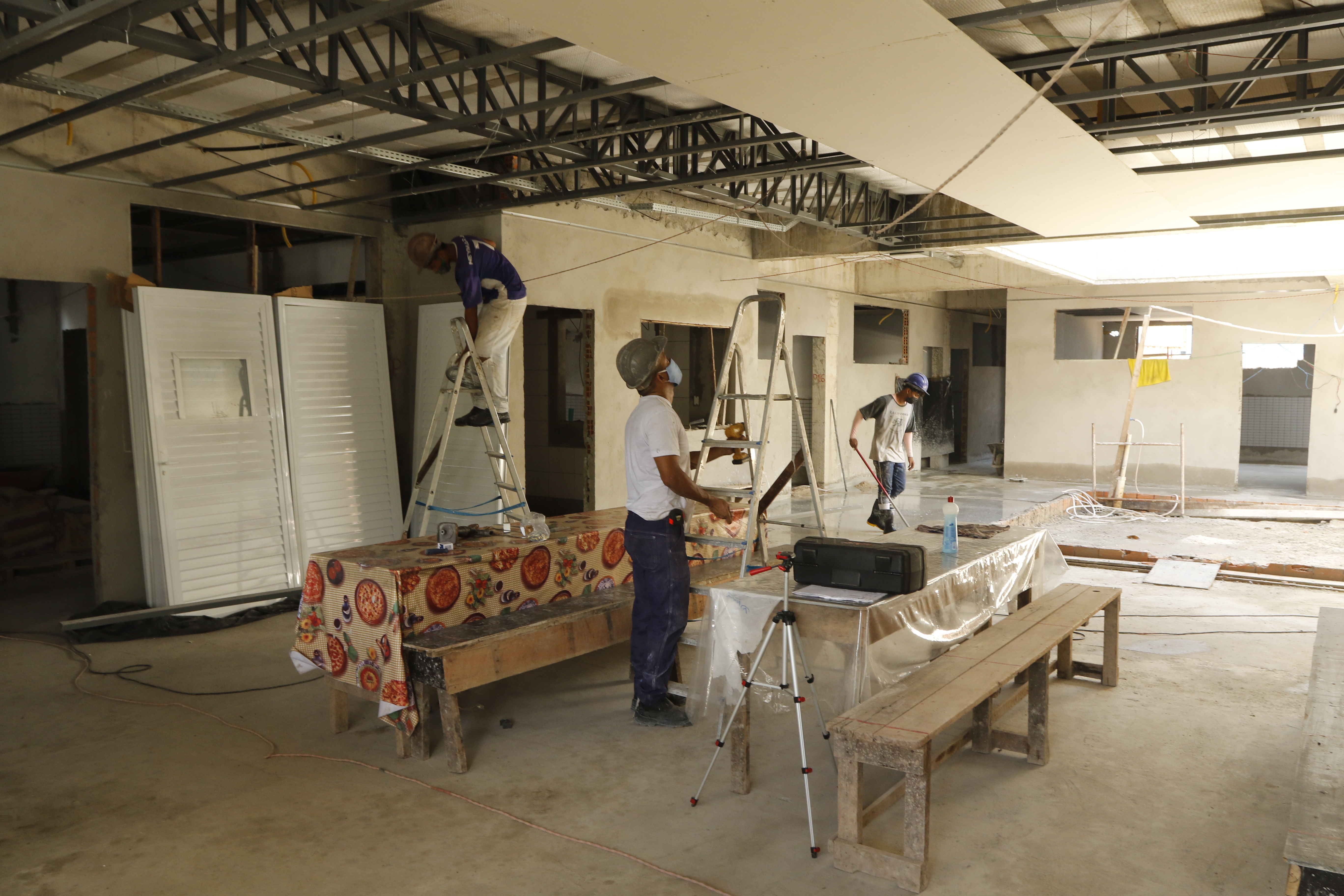 Obras em escolas da rede municipal estão em fase avançada