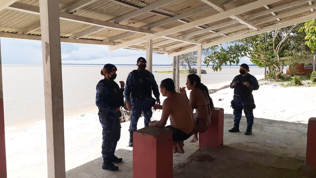 Guarda Municipal retira mais de 300 banhistas das praias de Mosqueiro e Outeiro