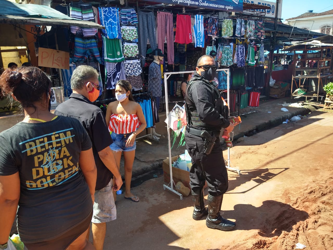 Guarda Municipal retira banhistas das praias de Belém no fim de semana