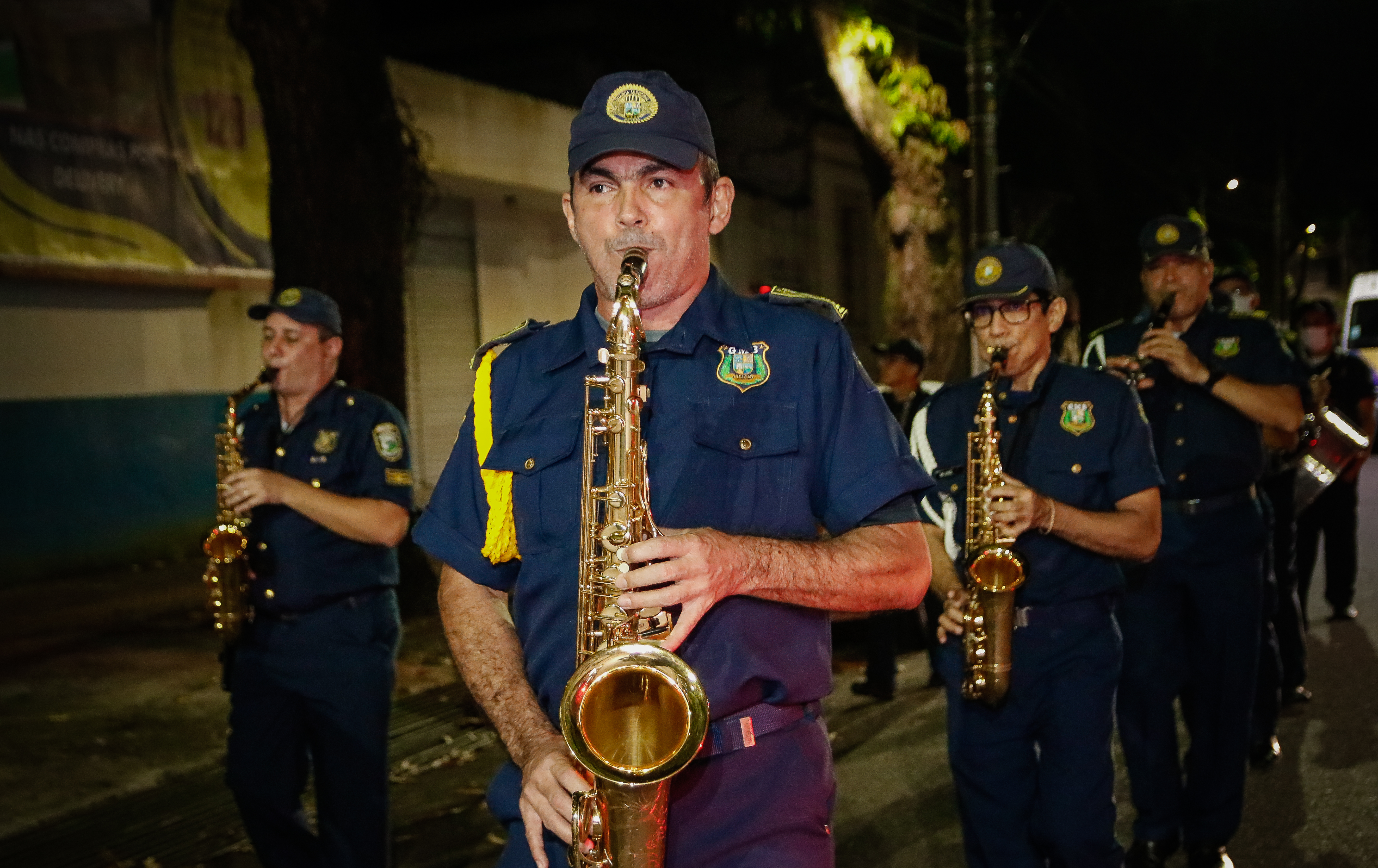 Projeção ilumina fachada com imagens do Círio e comemora os 50 anos da Codem