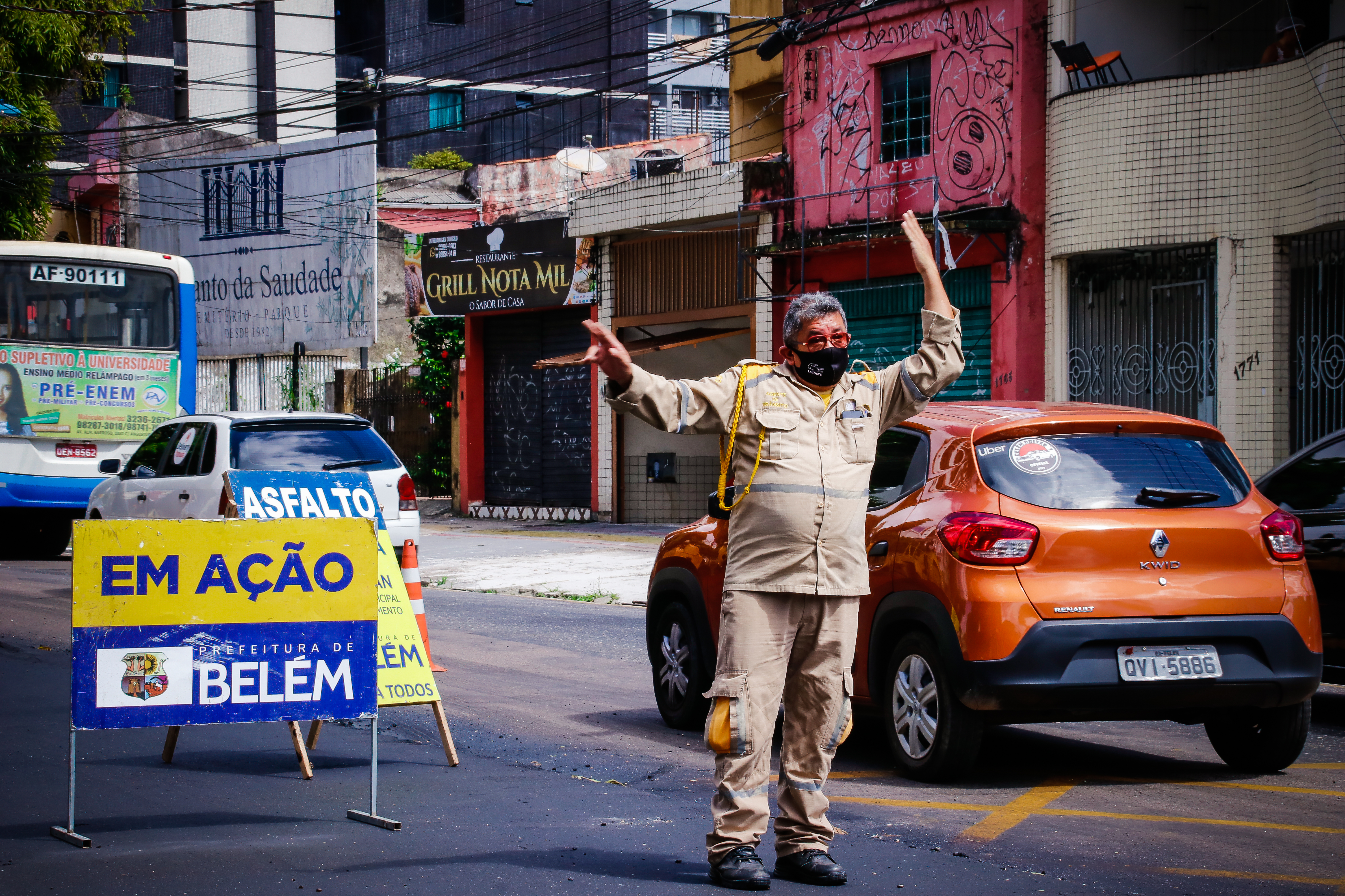 Sesan inicia recuperação asfáltica dos primeiros trechos da avenida Governador José Malcher