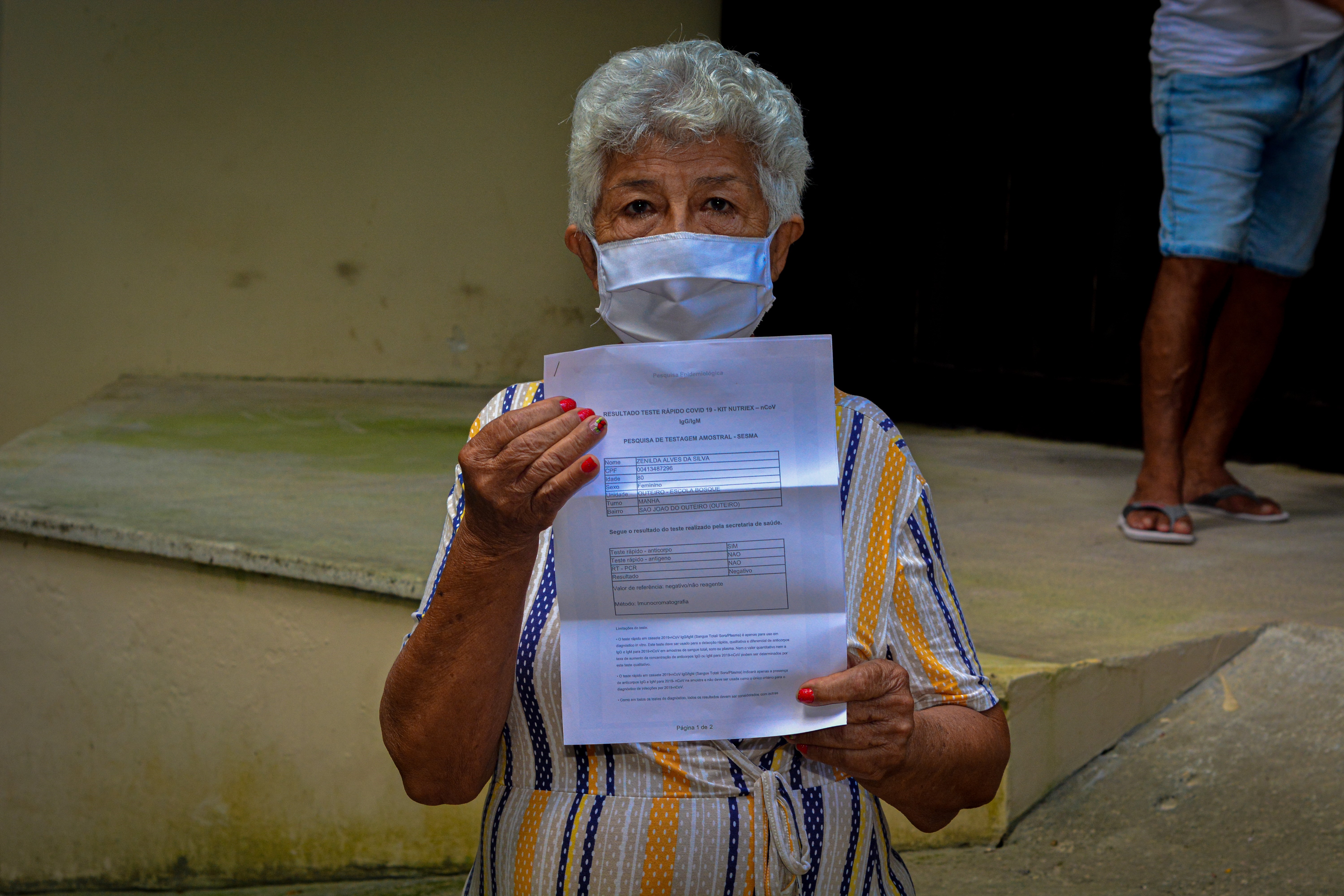 Prefeitura leva teste rápido da Covid-19 ao distrito de Outeiro