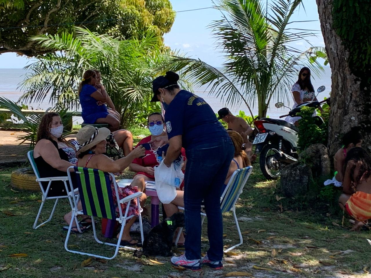 Guarda municipal intensifica ações de segurança nas praias e ilhas do município