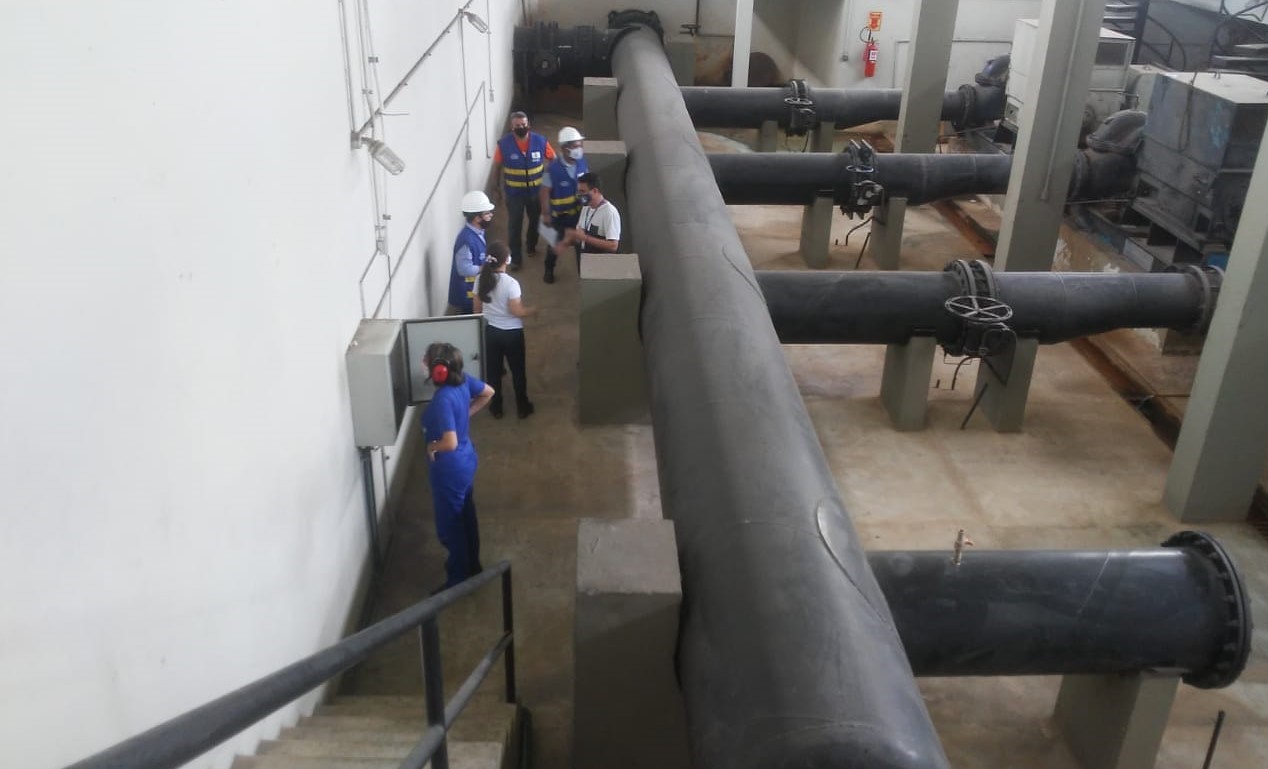 Fiscalização programada da Arbel visita unidade de abastecimento de água