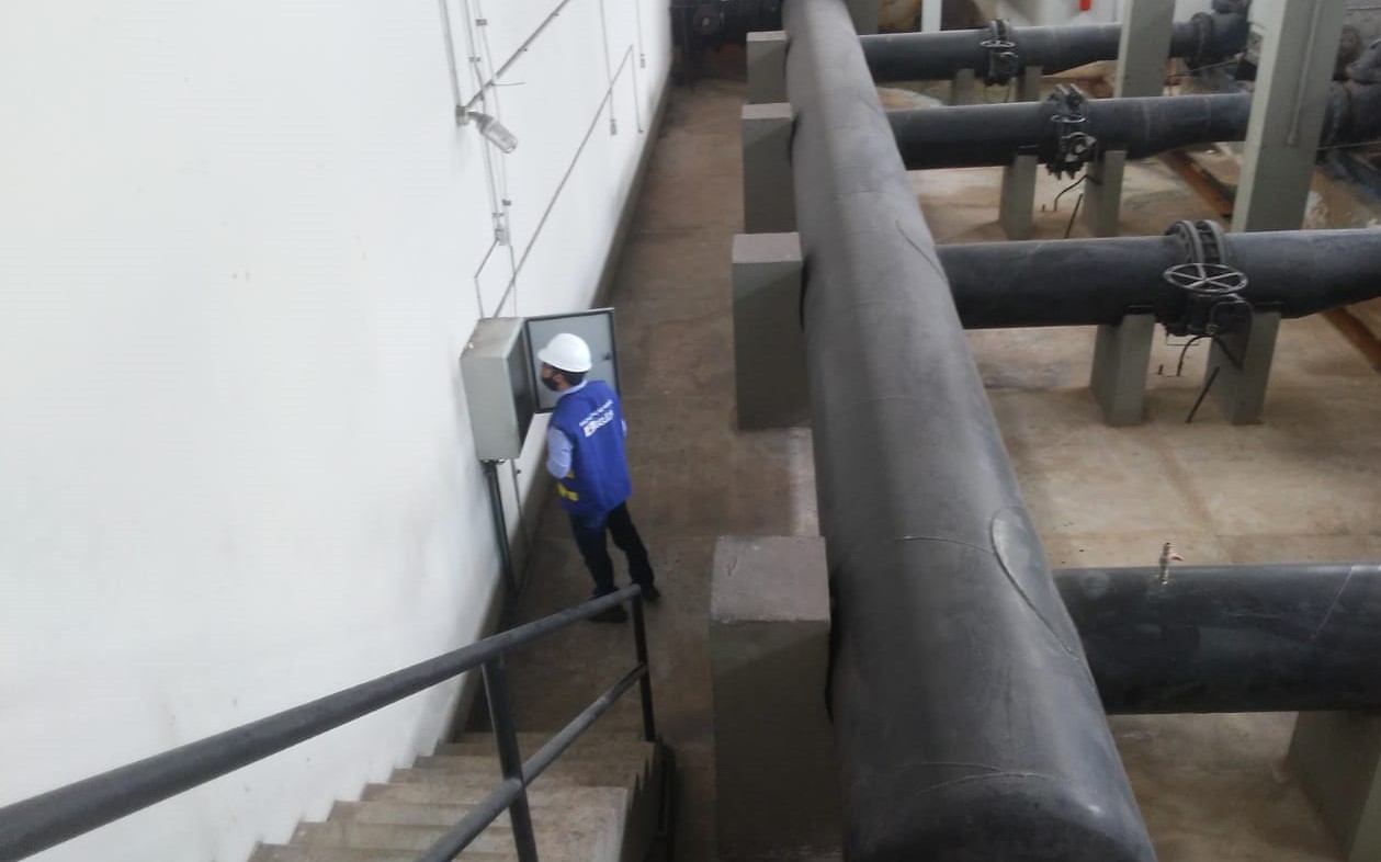 Fiscalização programada da Arbel visita unidade de abastecimento de água