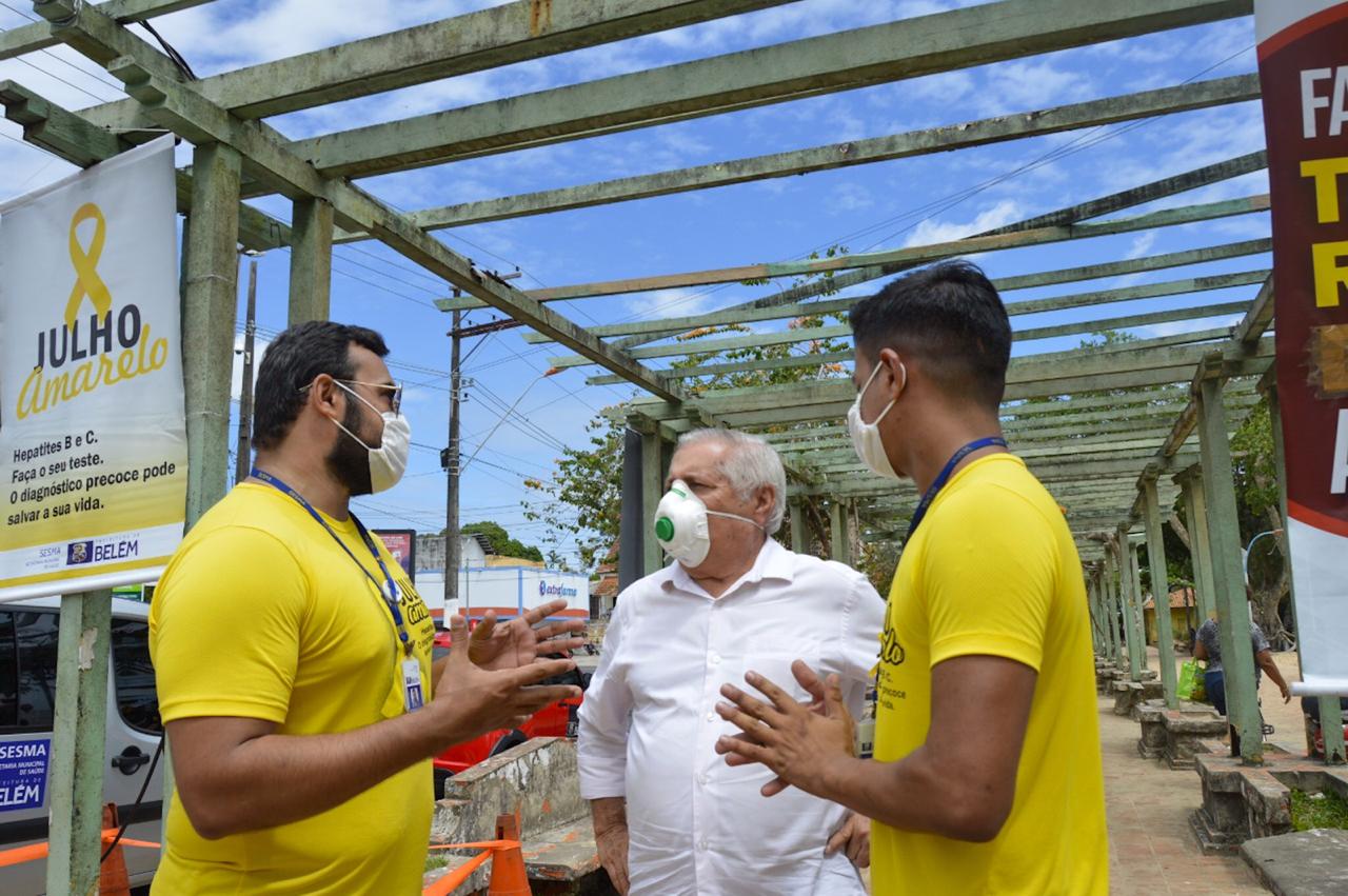 Prefeitura de Belém intensifica ações da campanha Julho Amarelo em Mosqueiro