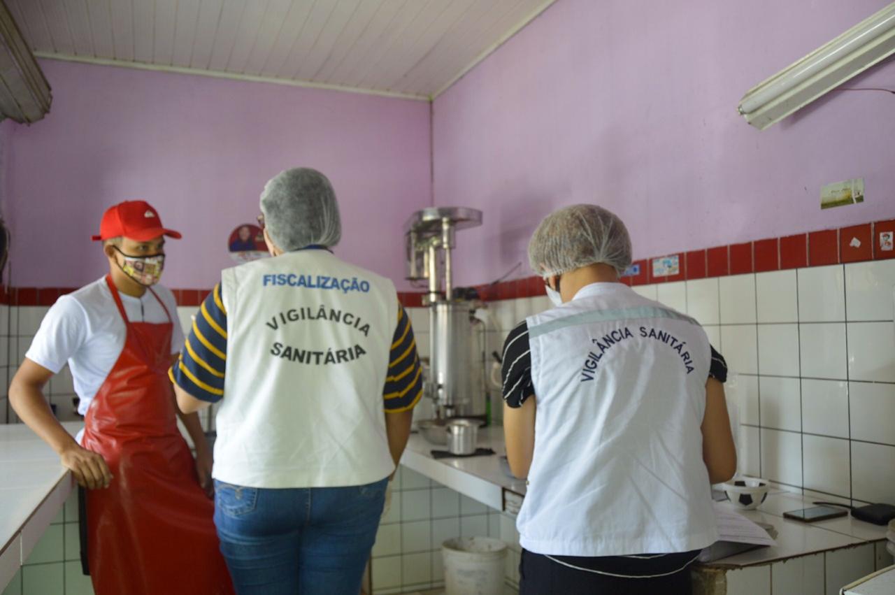 Sete pontos de venda de açaí são intimados pela Vigilância Sanitária no Jurunas