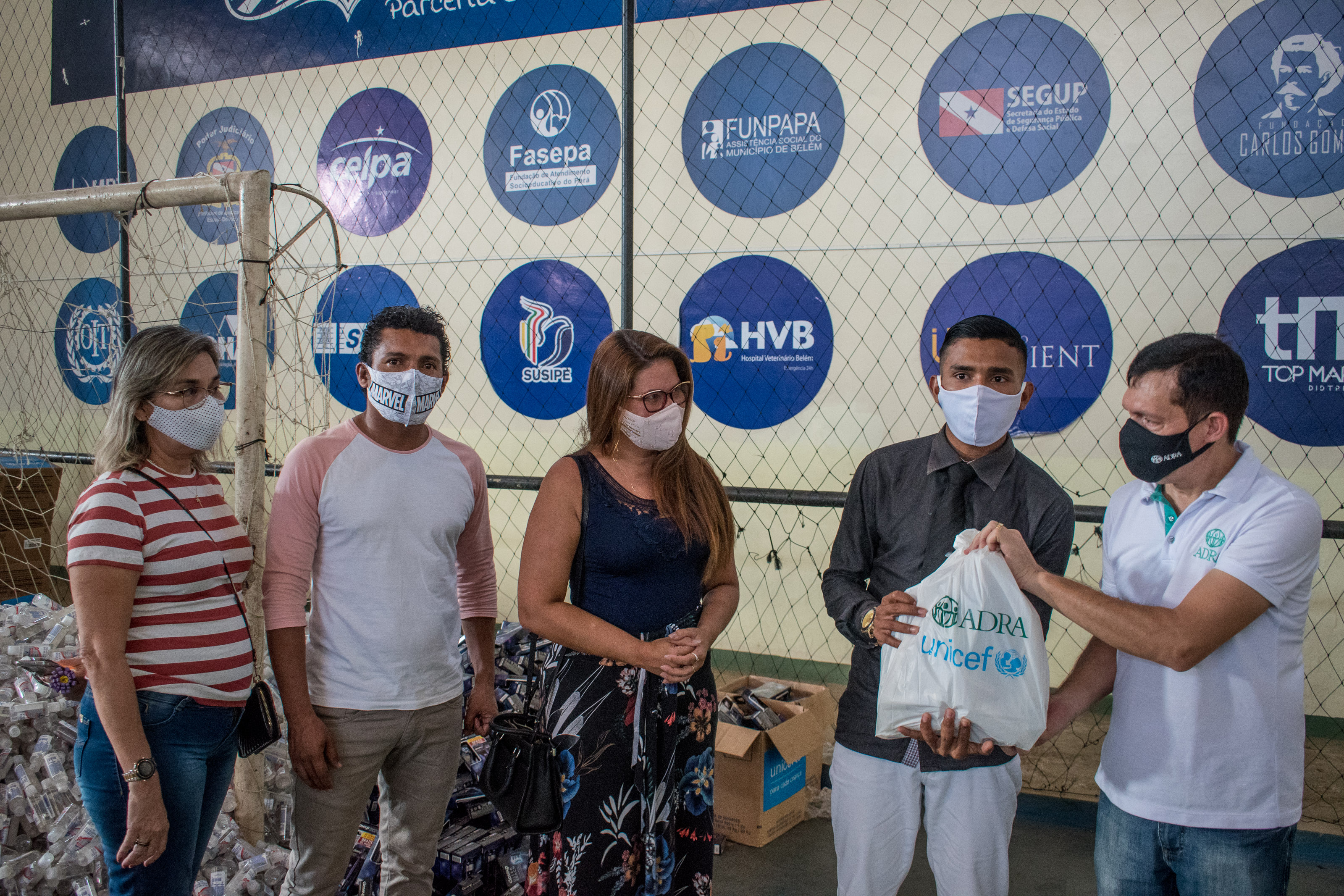 Doação de cestas básicas e kit de higiene pessoal beneficia socioeducandos atendidos pela Funpapa 