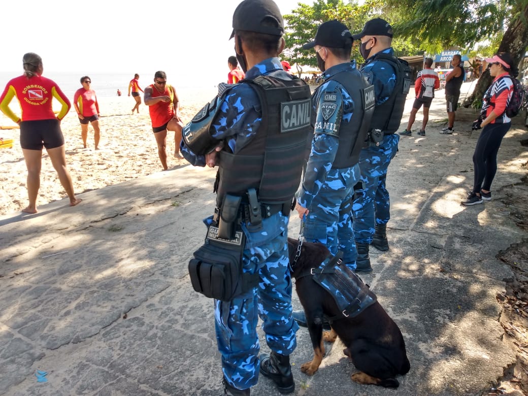 Com praias movimentadas, Guarda Municipal garante segurança nos balneários e ilhas do município