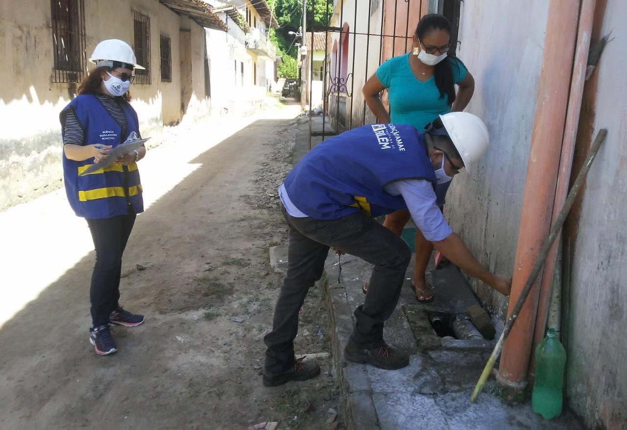 Serviços de saneamento básico do distrito de Mosqueiro são avaliados 