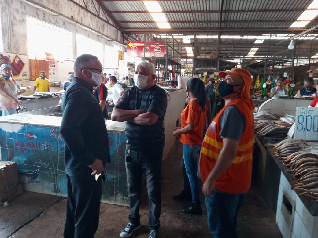 Prefeitura realiza vistoria no Mercado Municipal do Guamá