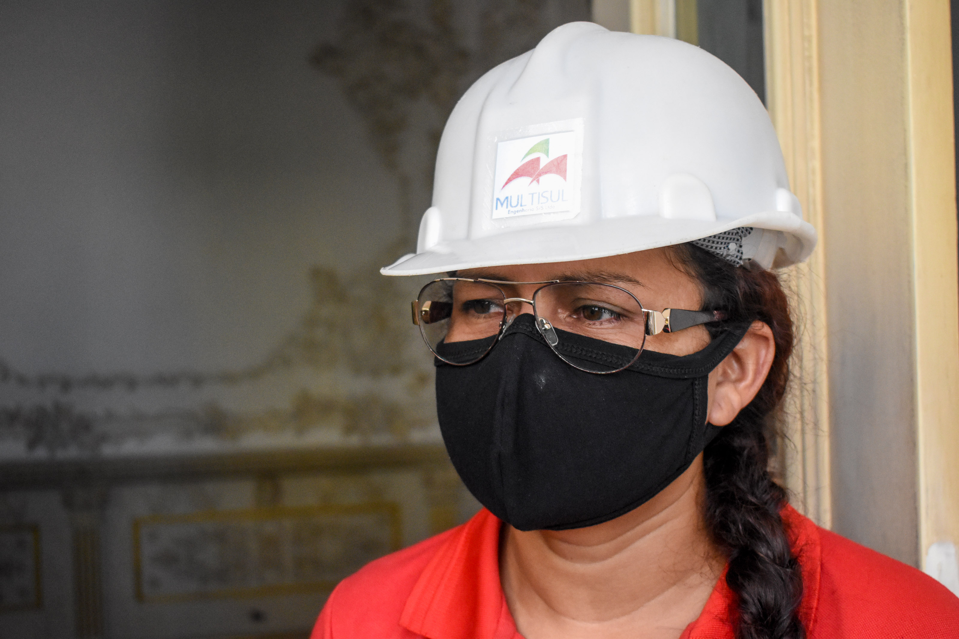 Profissionais envolvidos em obra de restauro do Palacete Bolonha recebem  treinamento