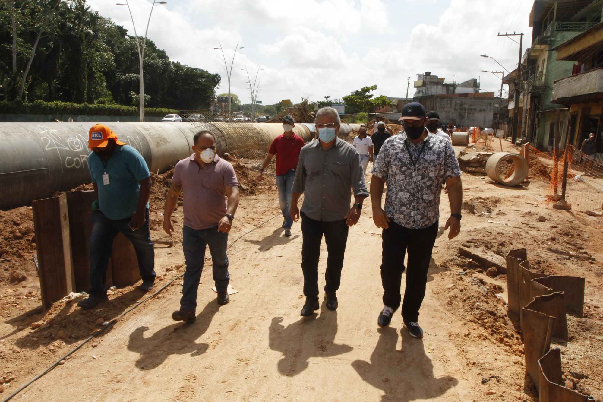 Obras de saneamento contemplam vias importantes para a mobilidade urbana de Belém