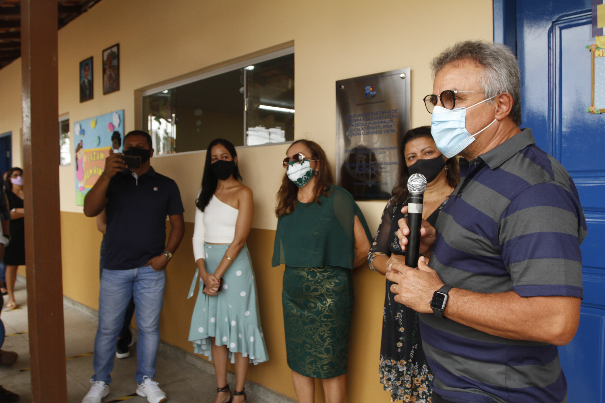 Escola municipal da Marambaia é entregue reformada e ampliada