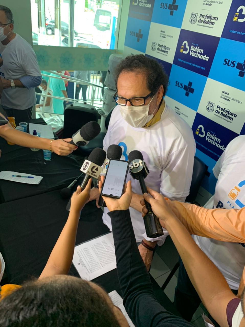 Sesma garante vacinação contra Covid-19 para 100% dos profissionais dos Prontos Socorros Municipais