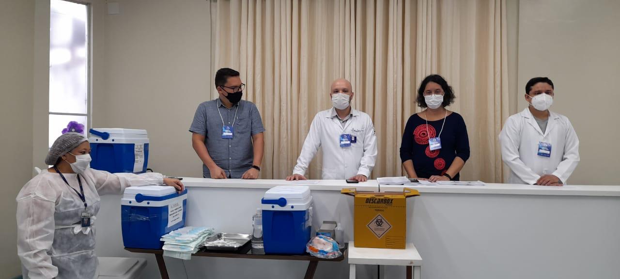 Sesma garante vacinação contra Covid-19 para 100% dos profissionais dos Prontos Socorros Municipais