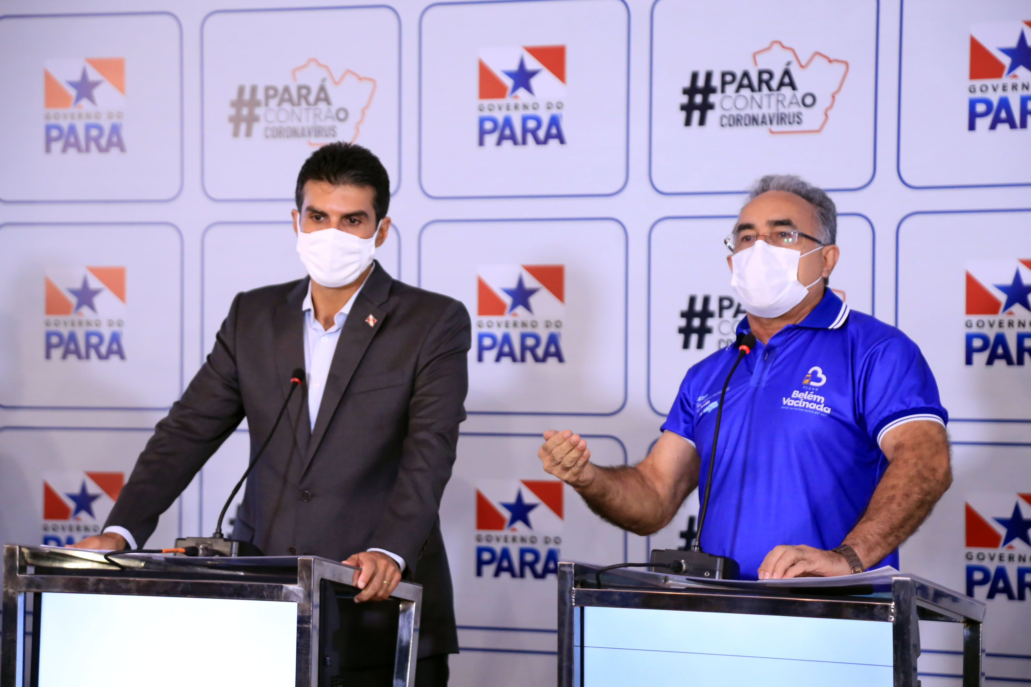 Prefeitos de Belém, Região Metropolitana e governador anunciam novas medidas  para conter a covid-19