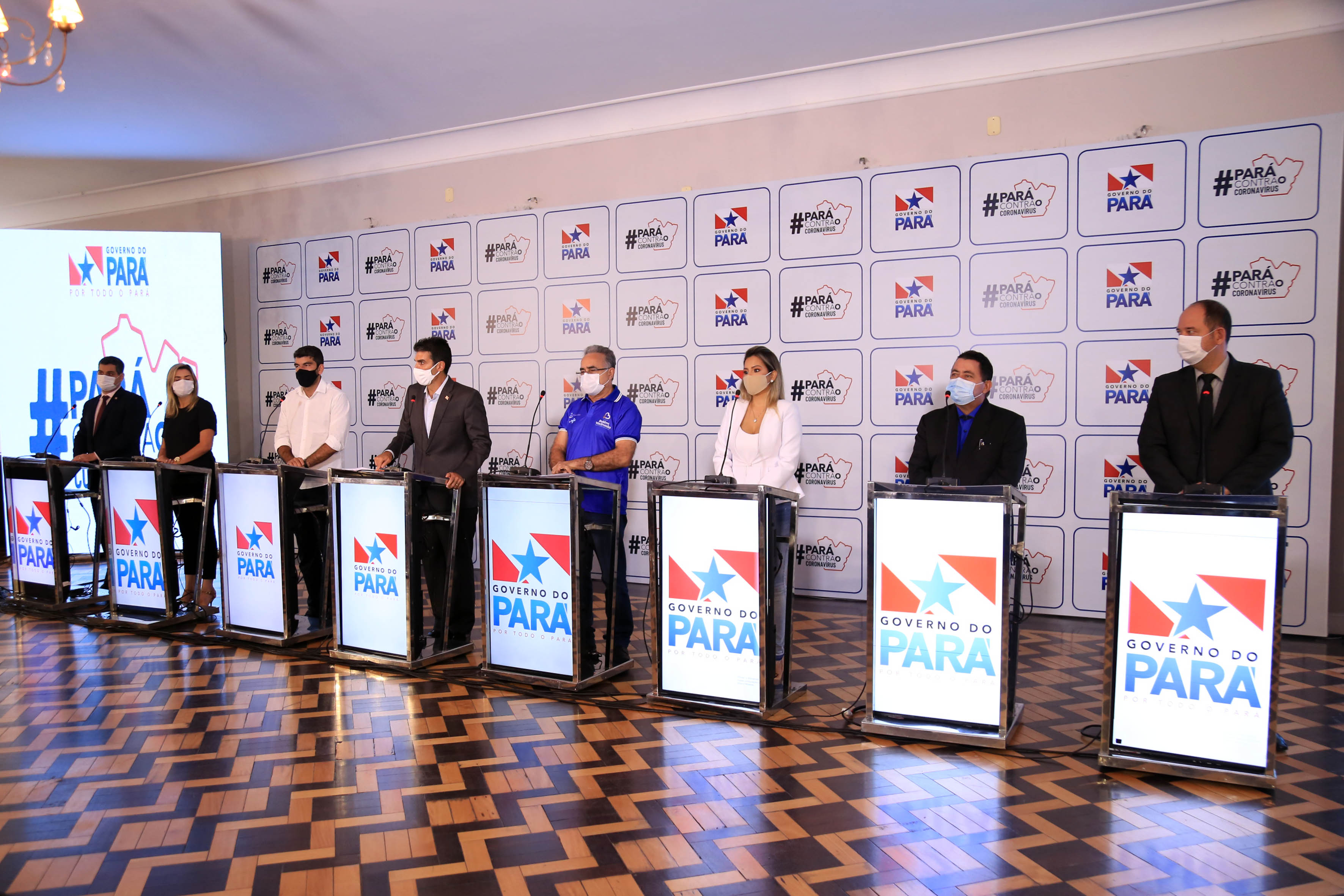 Prefeitos de Belém, Região Metropolitana e governador anunciam novas medidas  para conter a covid-19