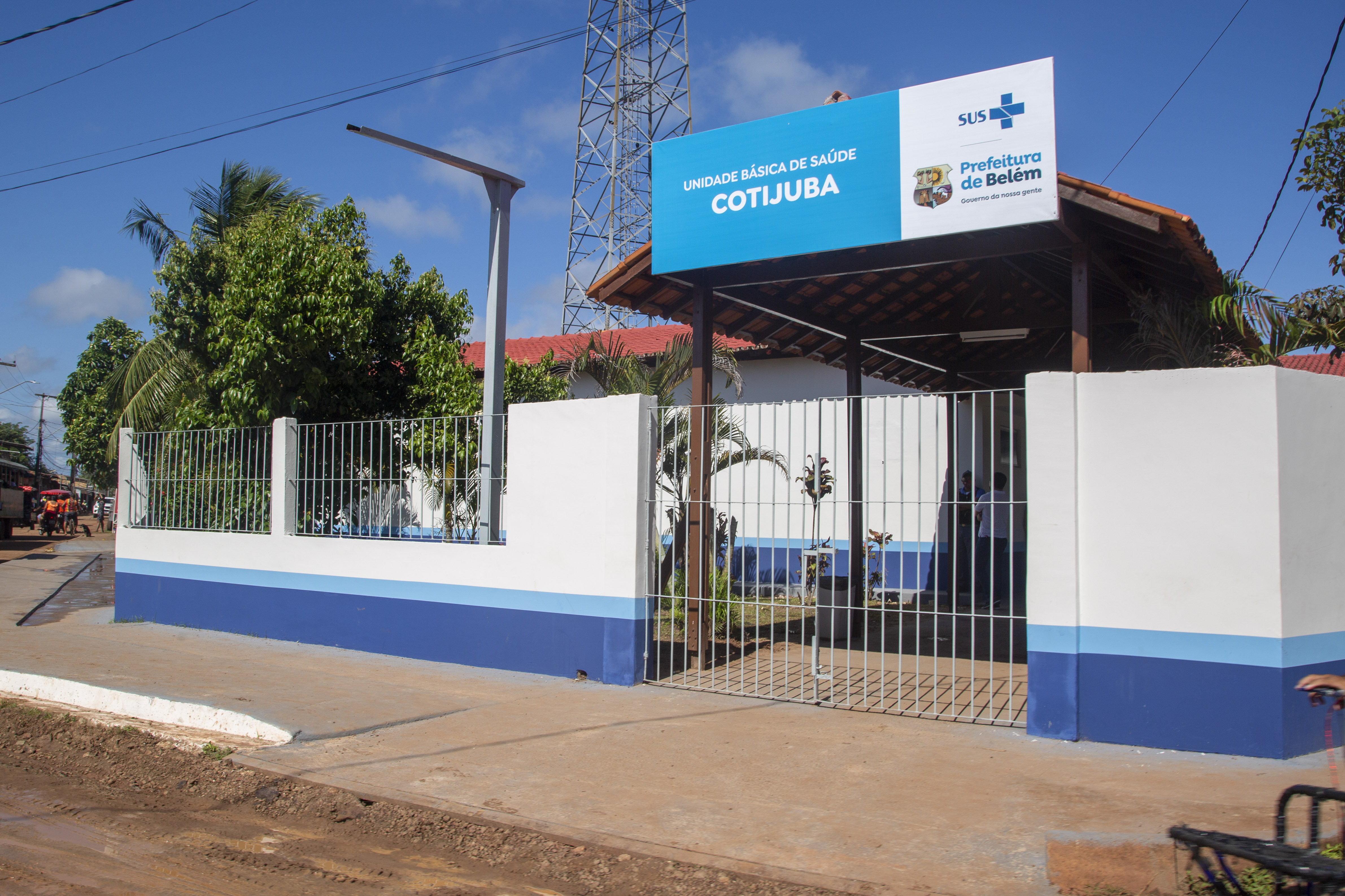 Ilha de Cotijuba recebe nova unidade de saúde, modernização da iluminação e pavimentação viária