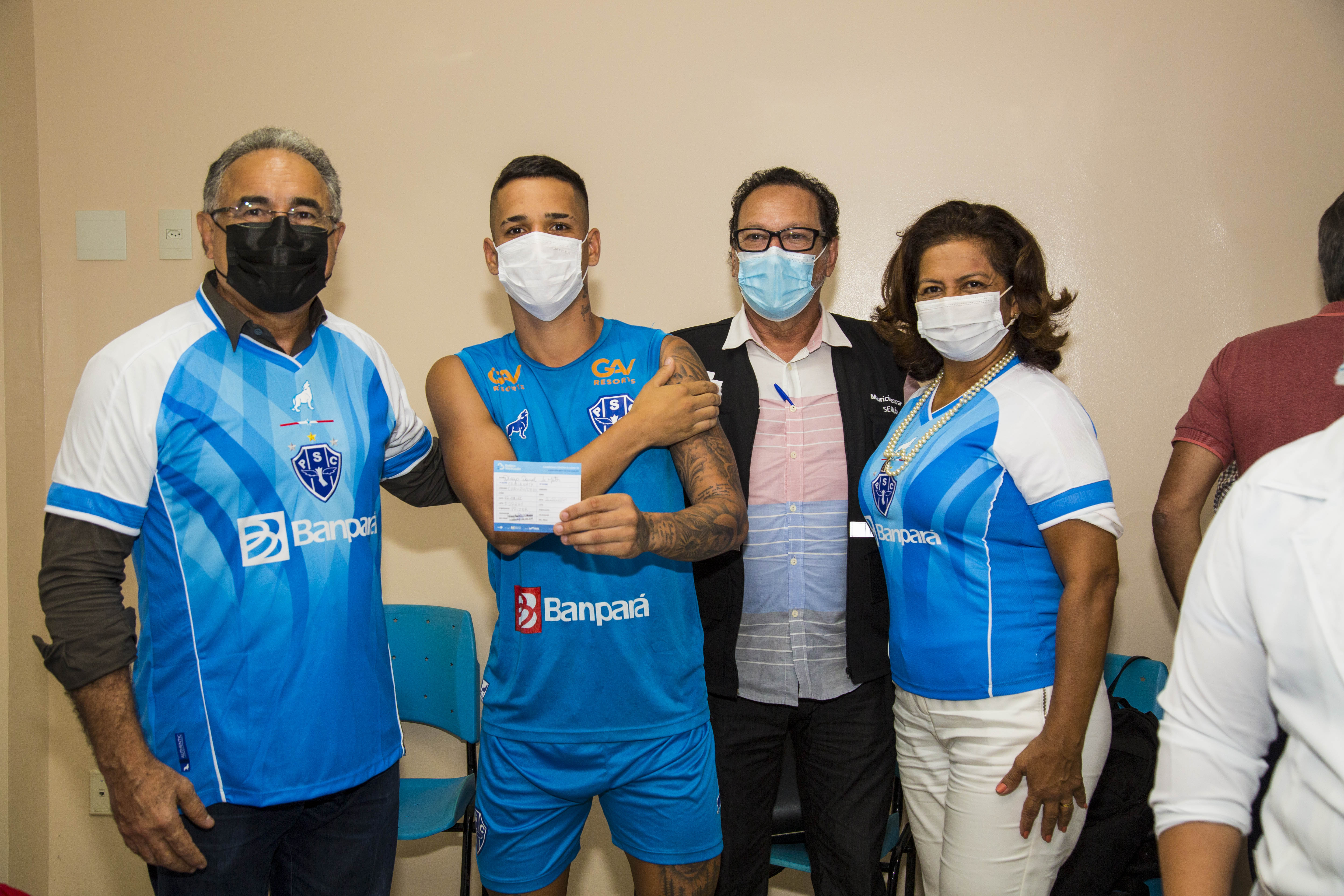 Delegações de Remo e Paysandu são vacinadas contra a Covid-19