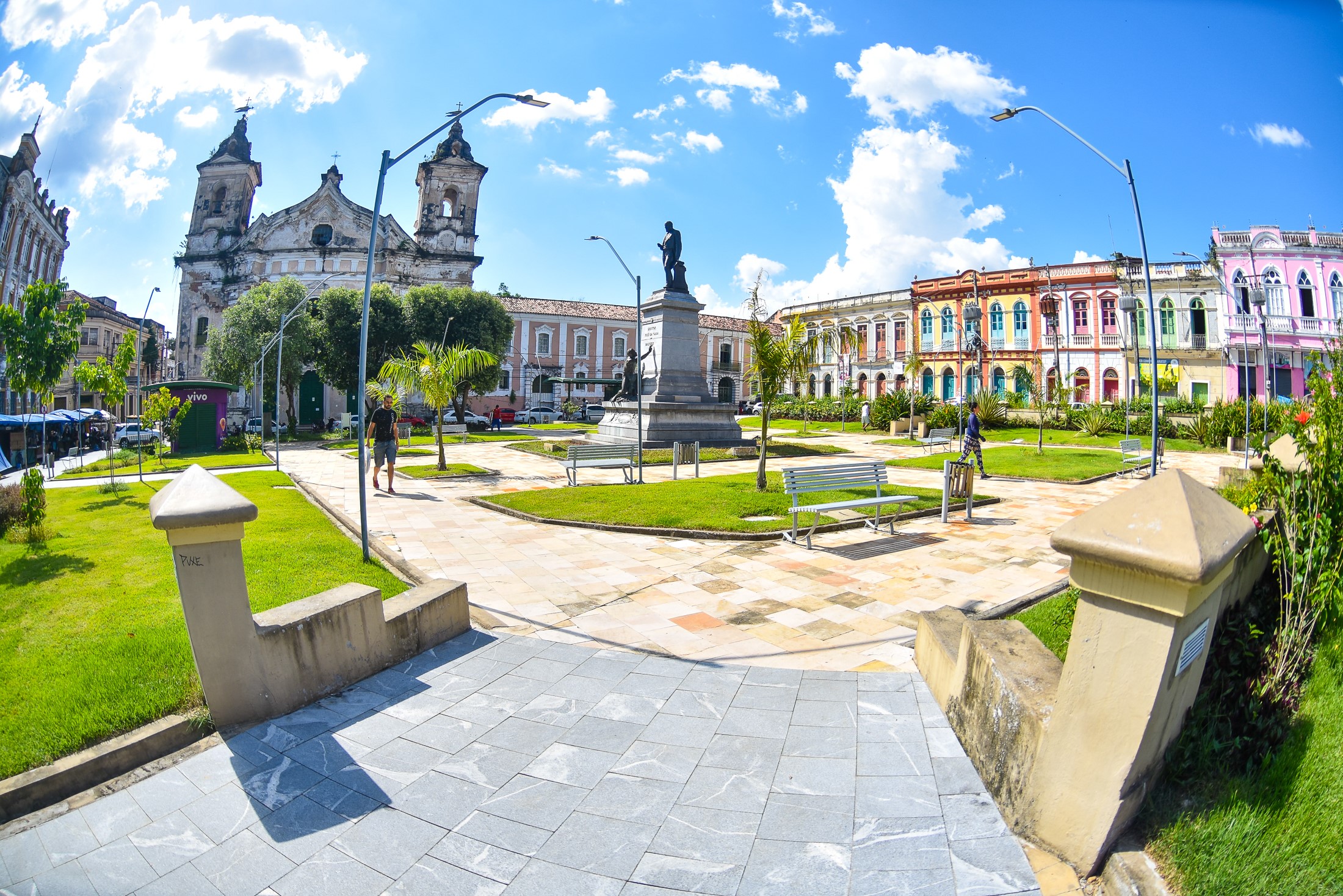 Preservação das praças do centro histórico de Belém valoriza a memória cultural da cidade