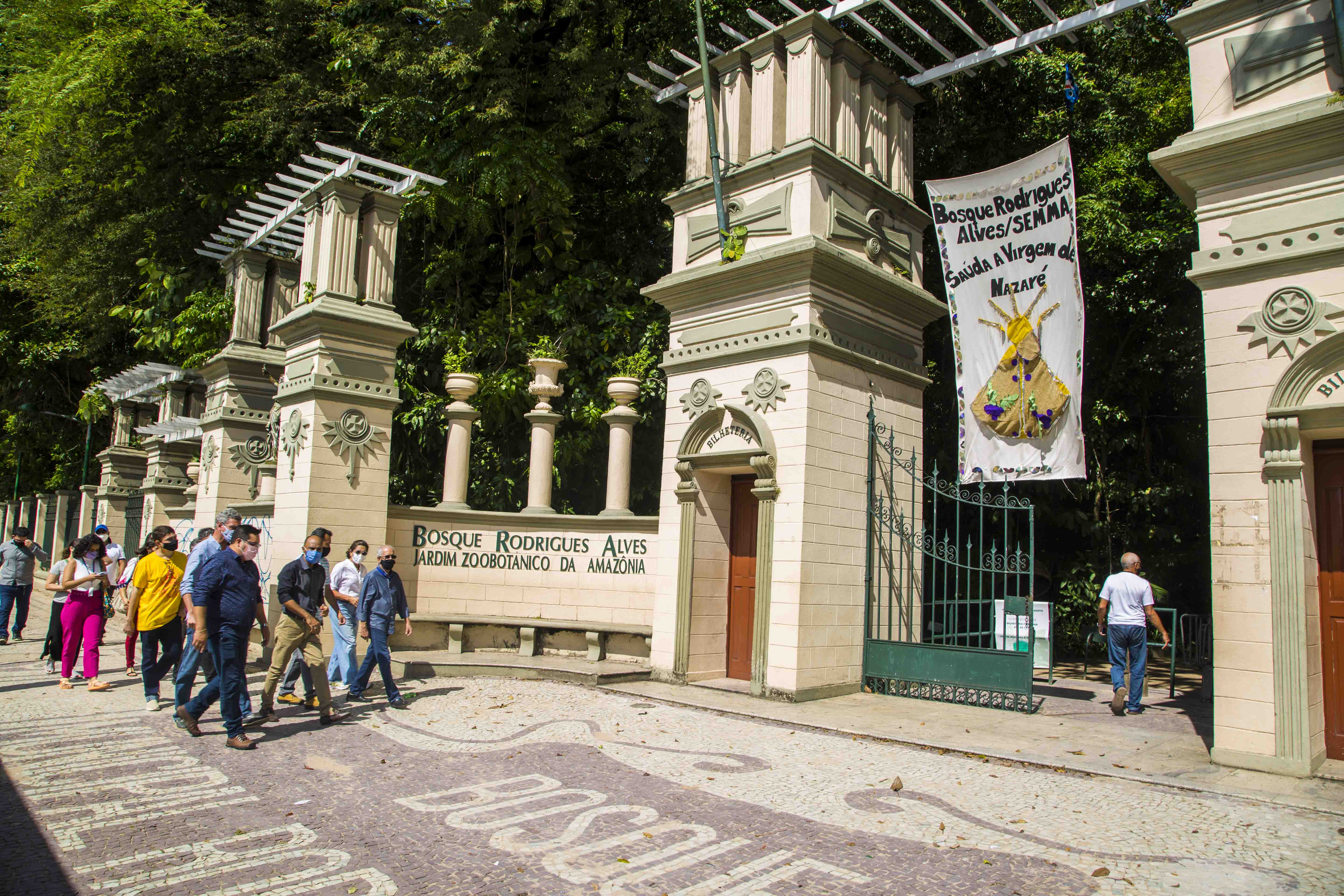 Bosque Rodrigues Alves fecha para reforma a partir de segunda-feira,25