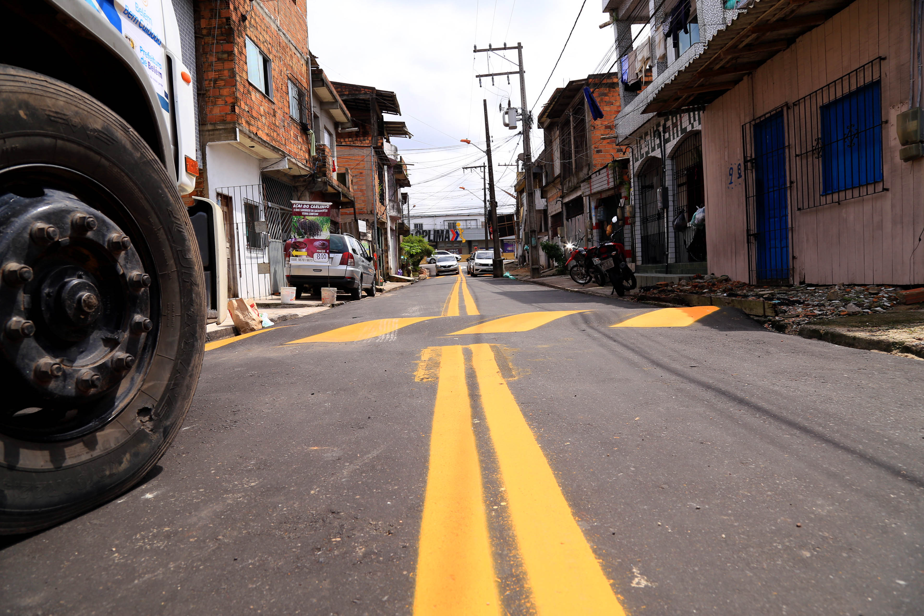 Ruas da Sacramenta são pavimentadas pela Prefeitura de Belém 