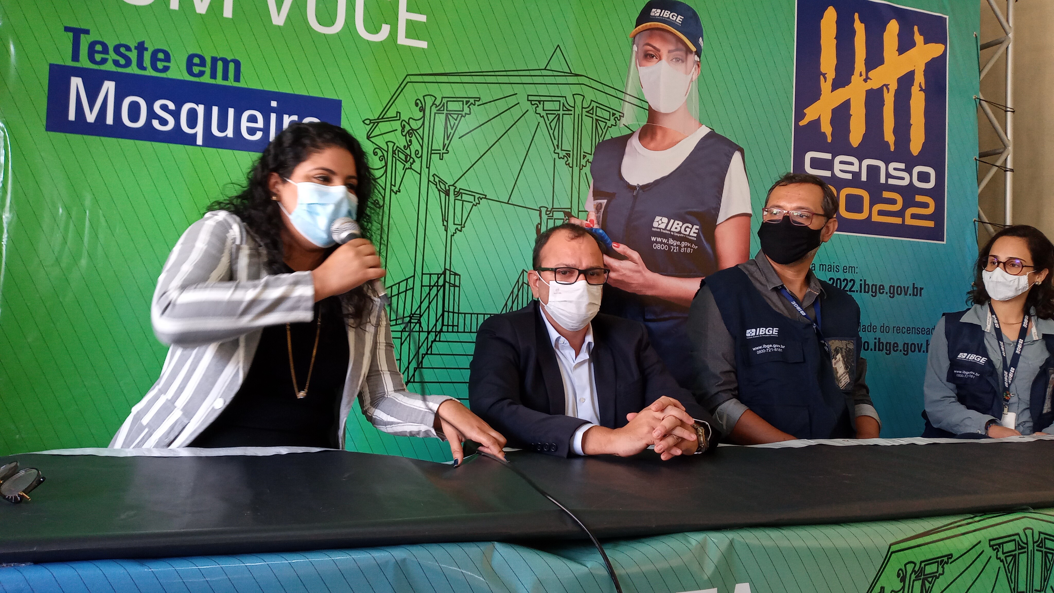 Mosqueiro é palco do lançamento do Teste Censo 2022
