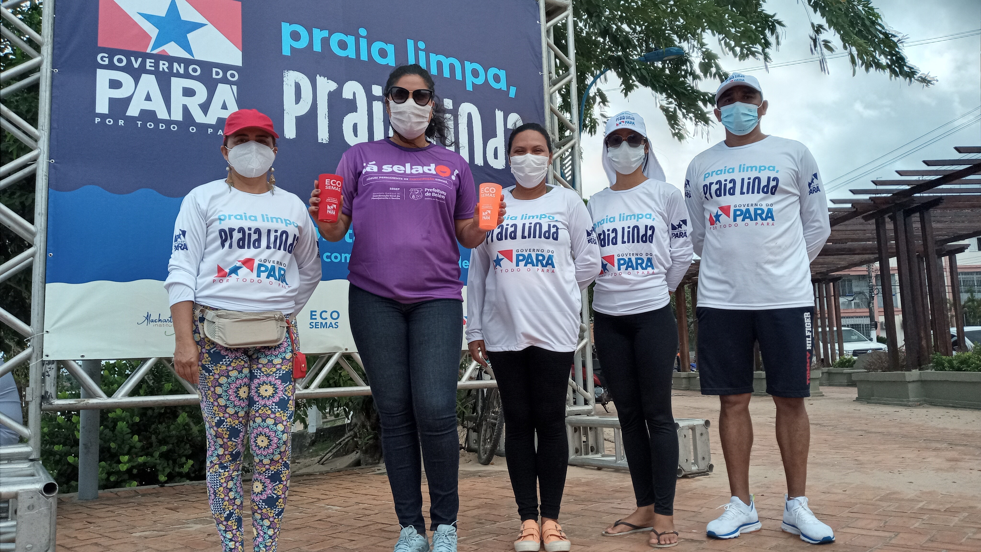 Praia Limpa envolve cooperativas de catadores e controle de endemias em Mosqueiro