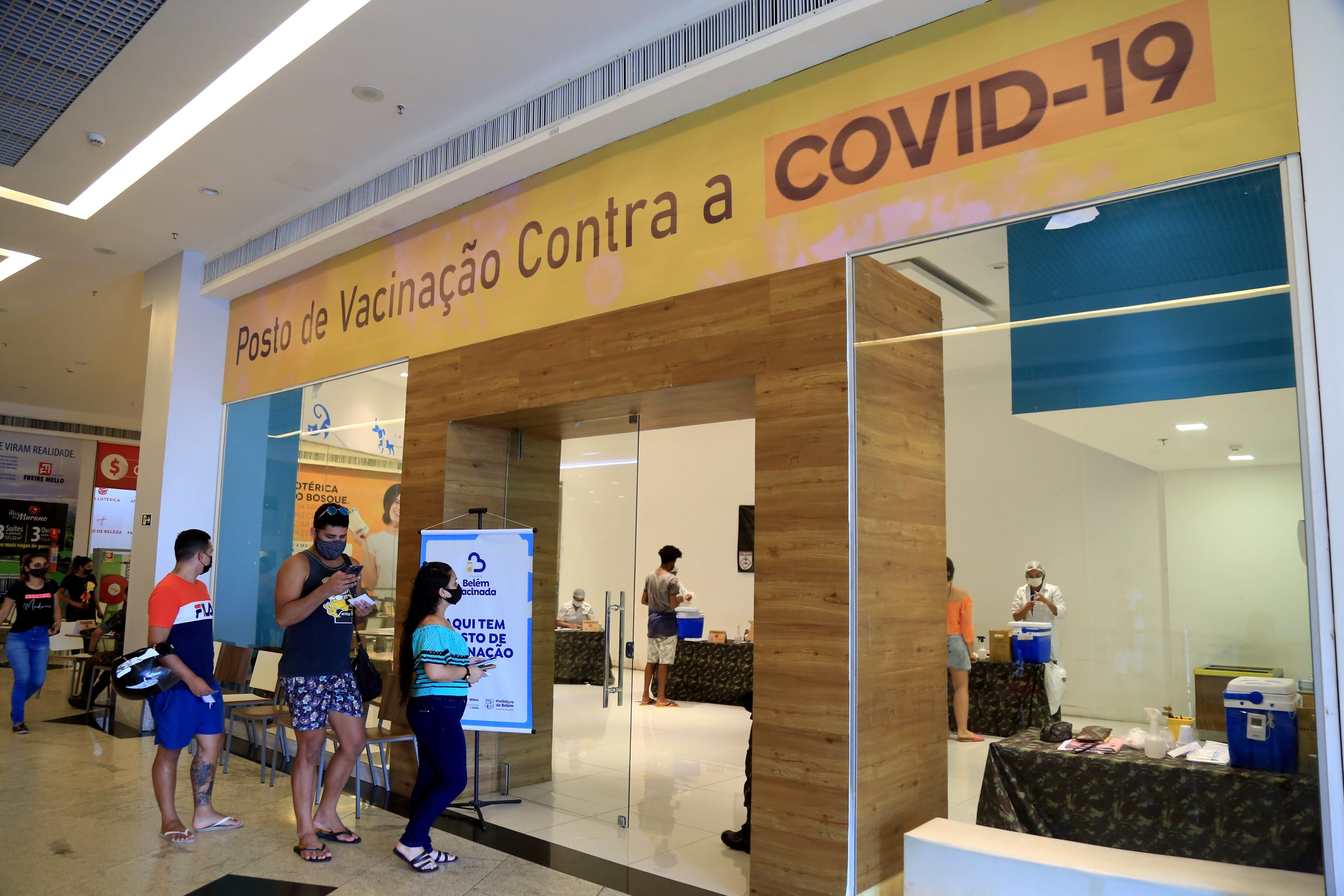 Belém mantém 75 pontos para vacinação de crianças e adultos contra a covid-19