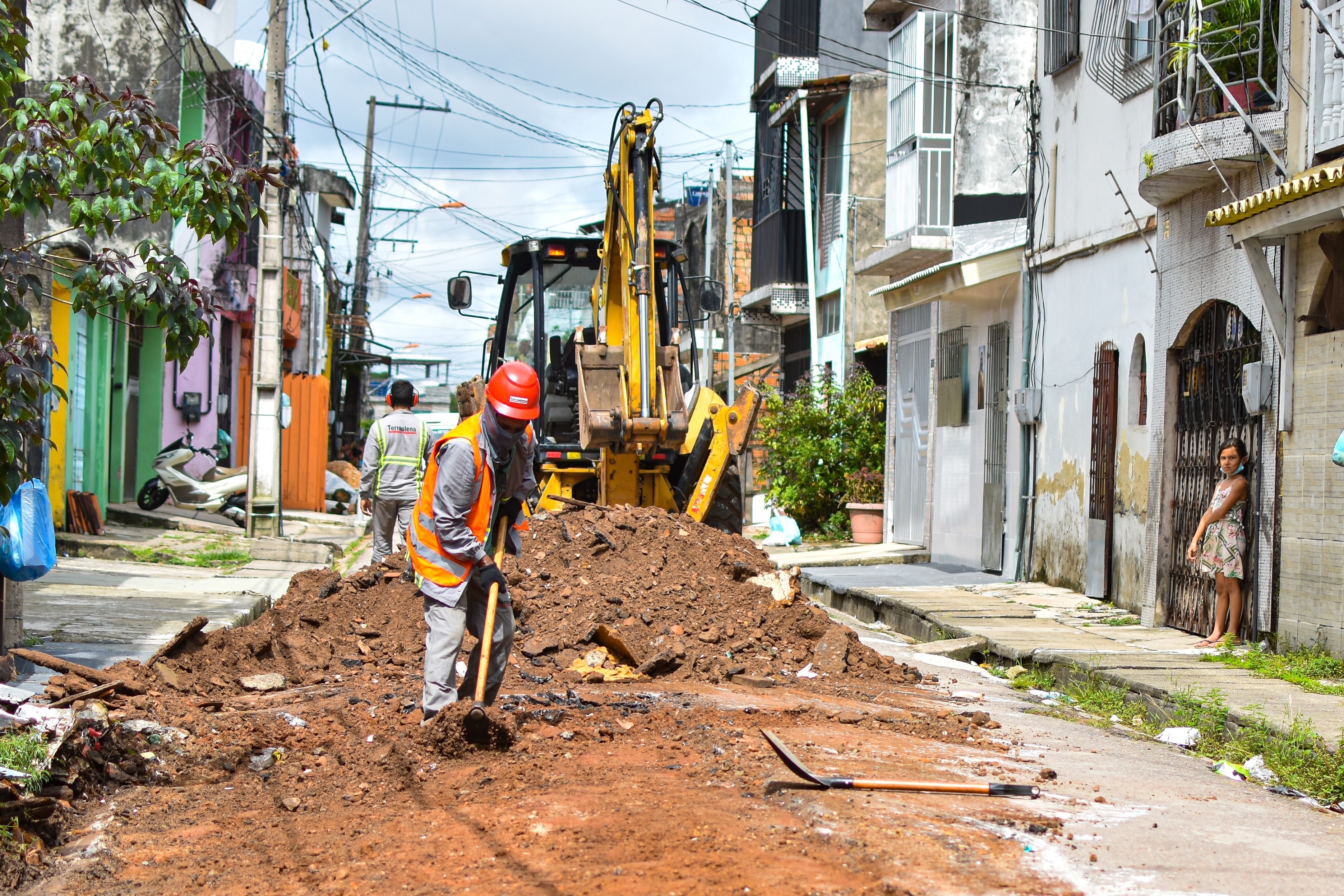 Serviços de recuperação de vias beneficiam moradores do bairro do Telégrafo