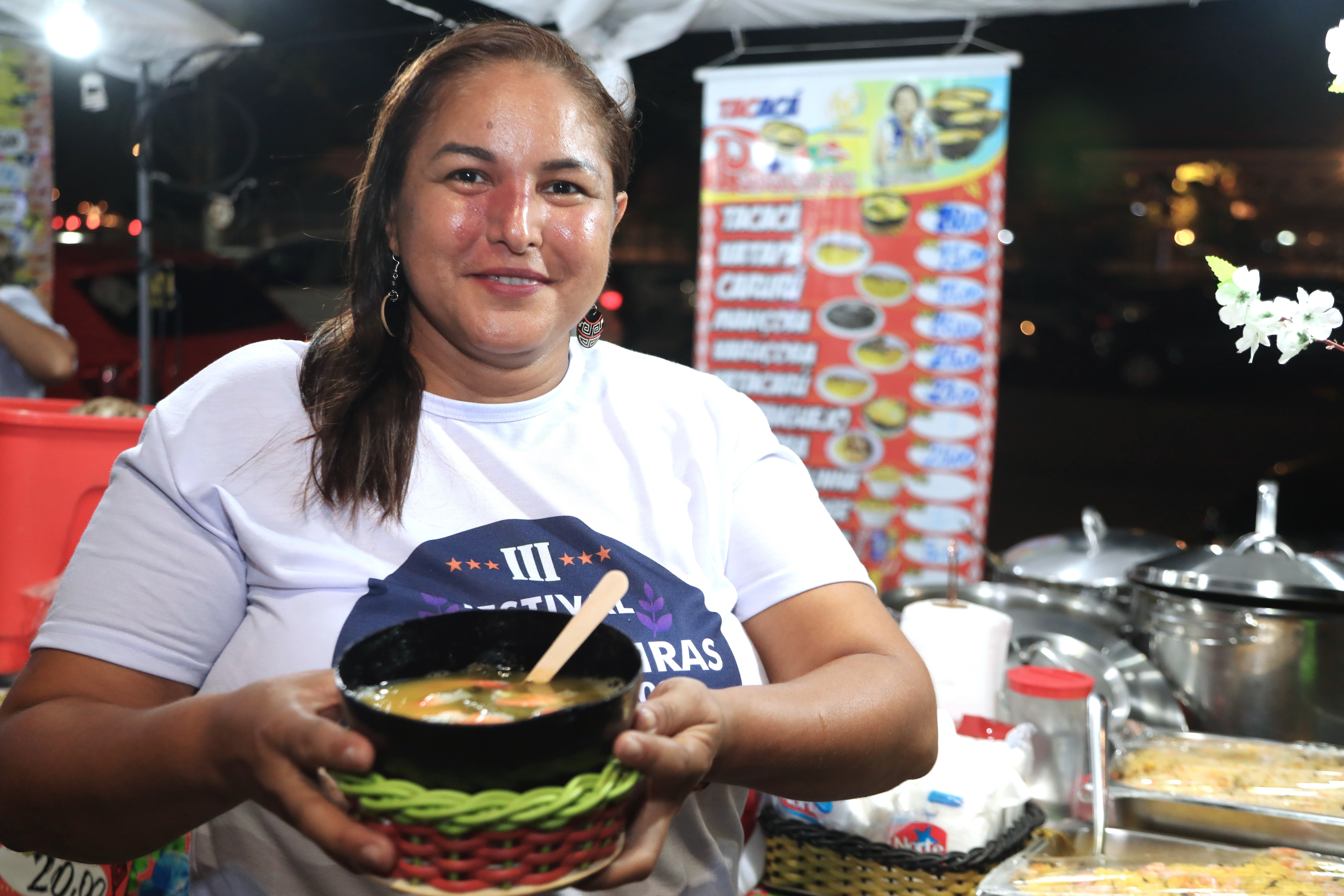 Festival das Tacacazeiras oferece lazer e culinária na praça dos Estivadores 