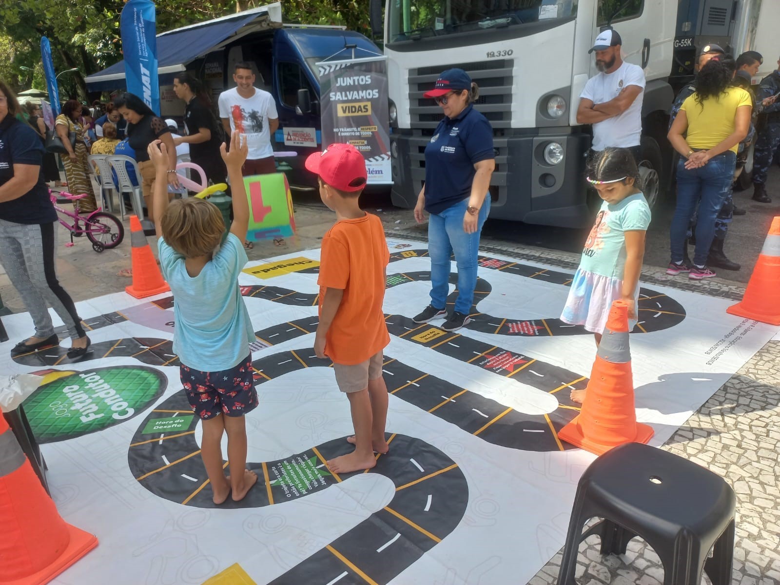 Aldeia Cabana recebe serviços também da Semob em ação social da Prefeitura de Belém neste sábado, 15