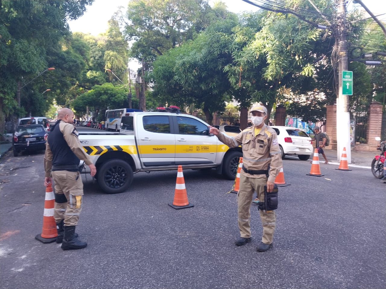 Prefeitura de Belém garante segurança viária de romeiros durante a procissão do Recírio