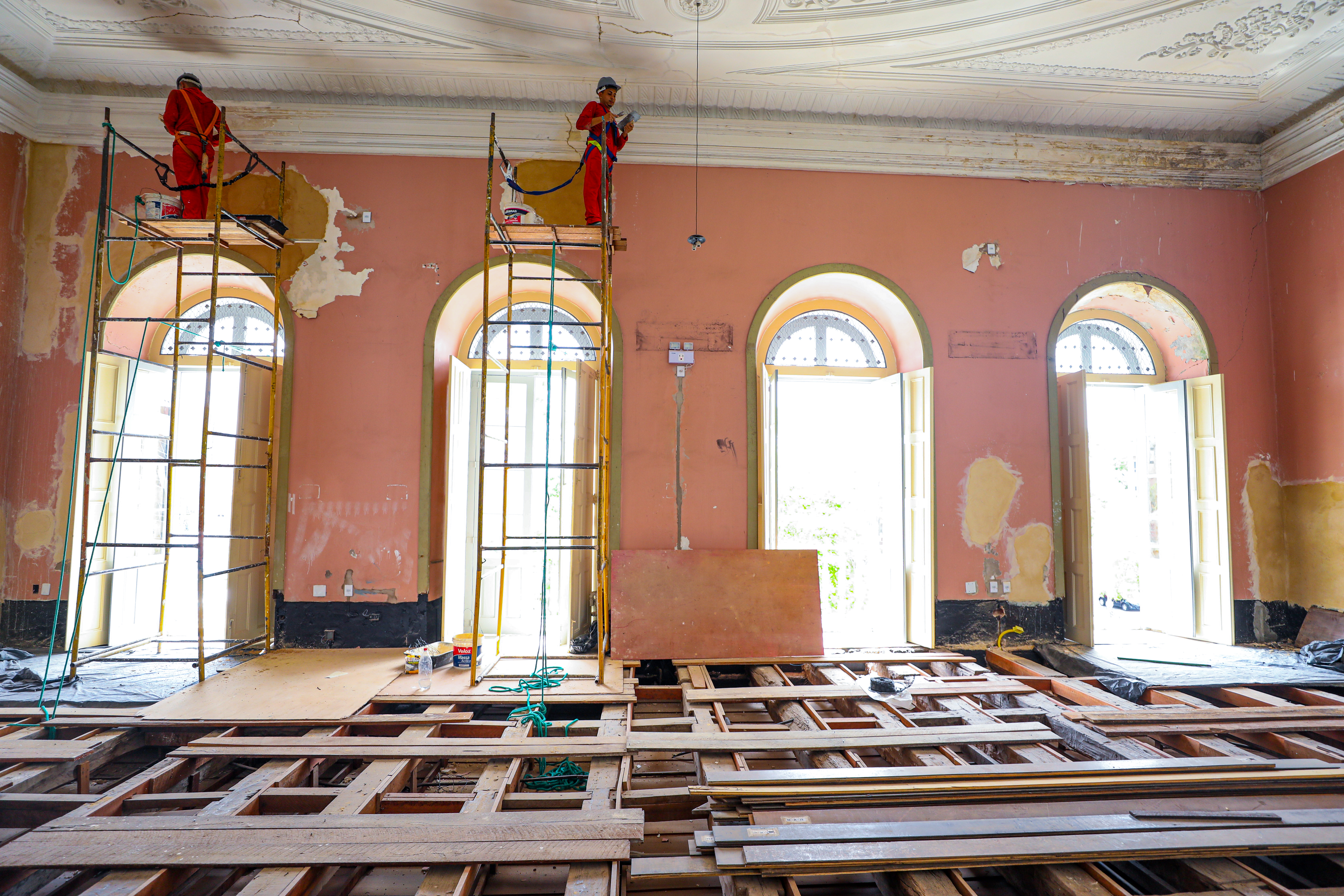 Restauração respeita a história e também moderniza o interior do Palácio Antônio Lemos