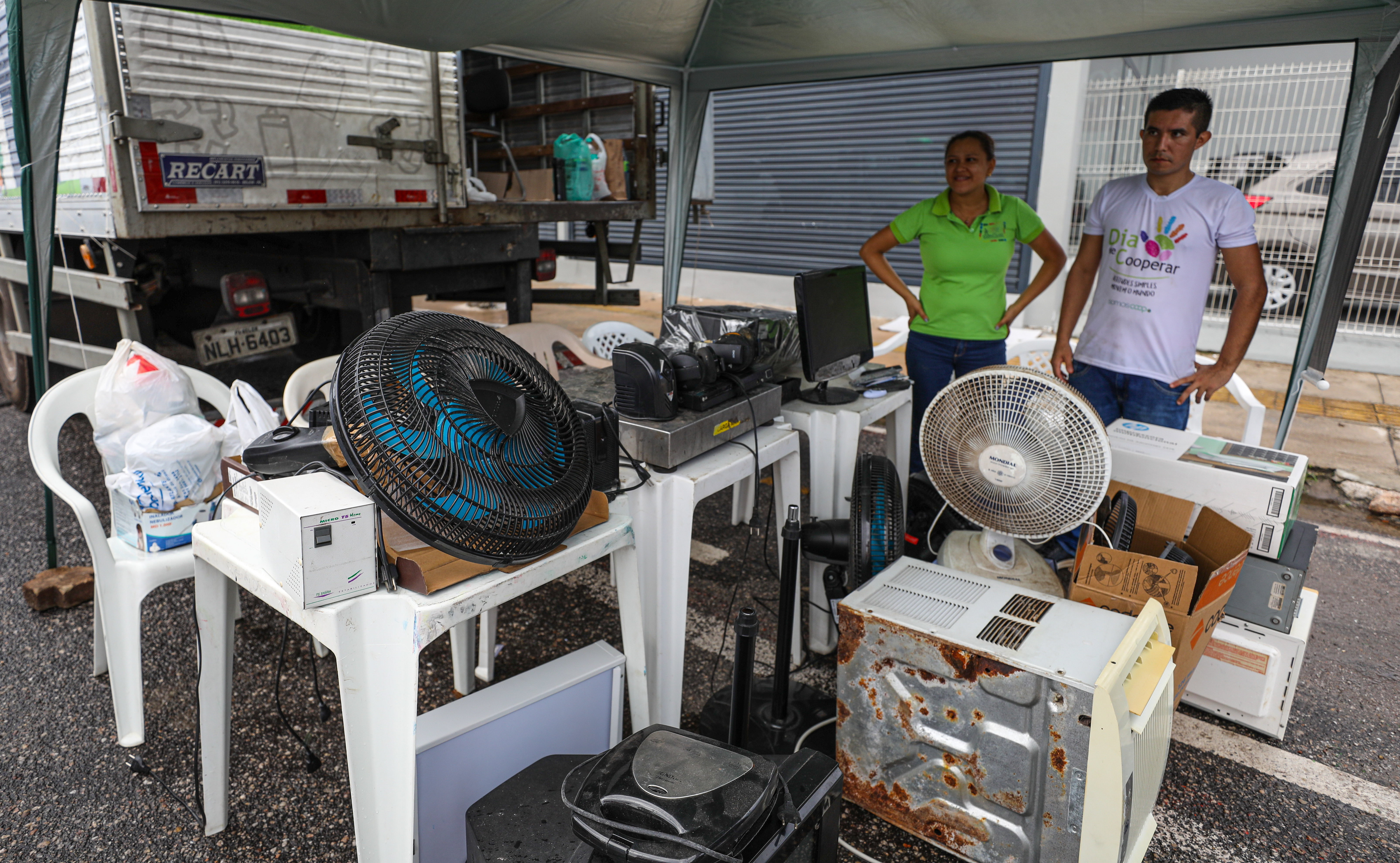 Prefeitura de Belém coleta lixo eletrônico em parceria com Associação de Reciclagem