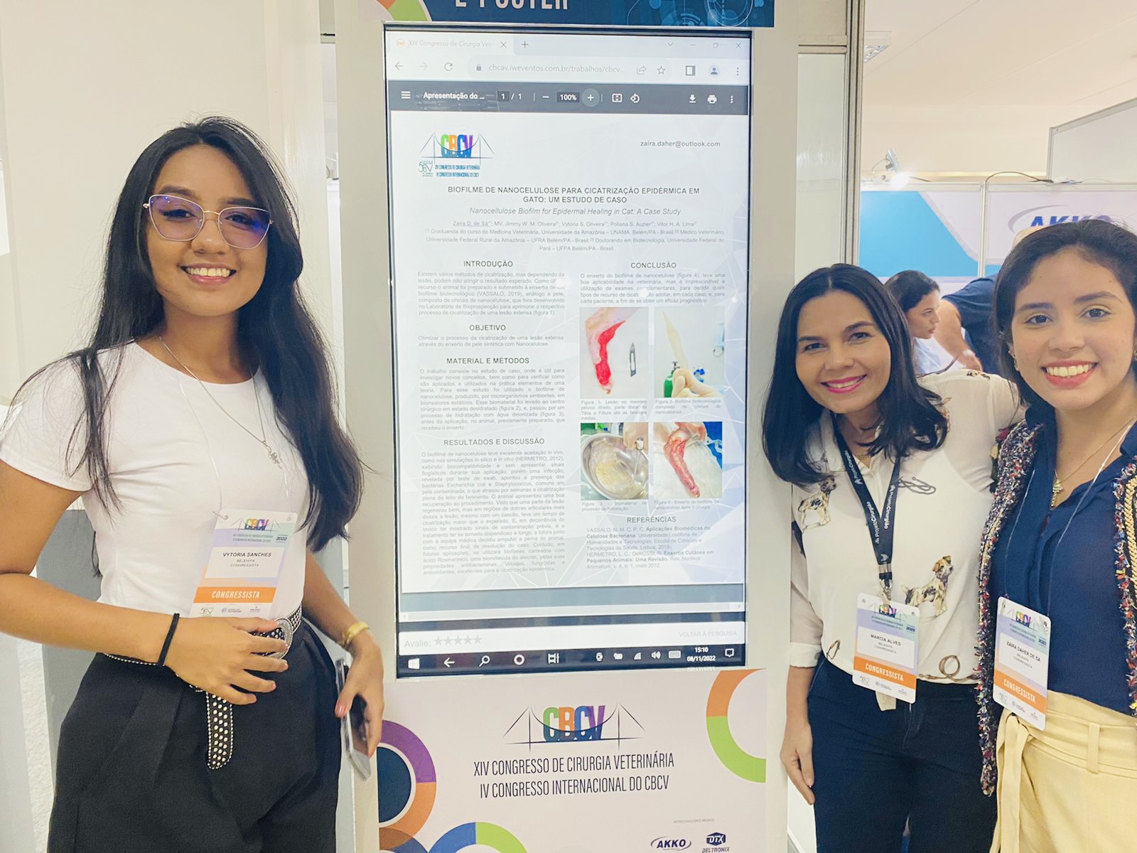 Hospital Veterinário Municipal aprova trabalho científico inovador em congresso internacional