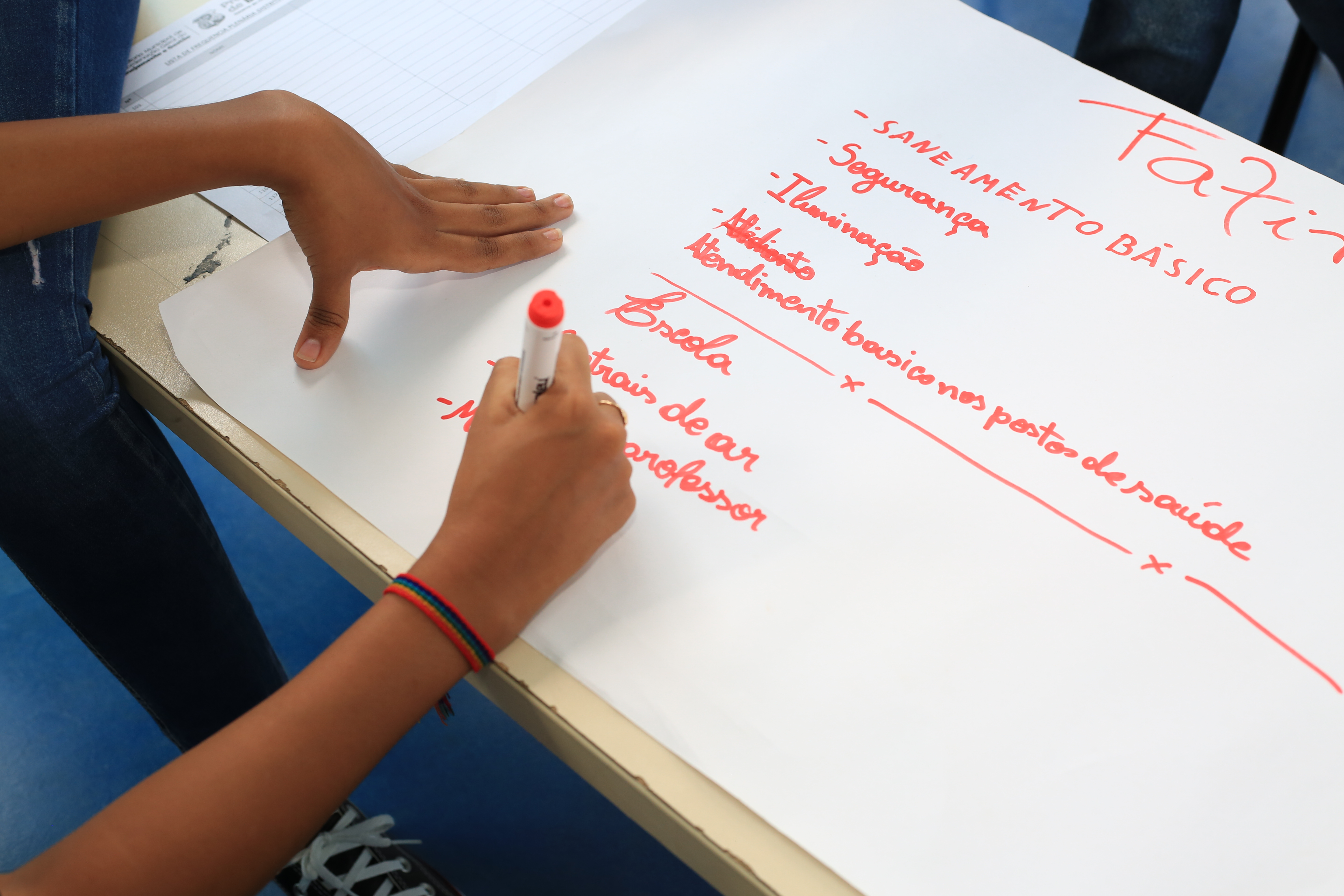 Adolescentes apresentam em plenária do Tá Selado propostas para bairros e distritos de Belém