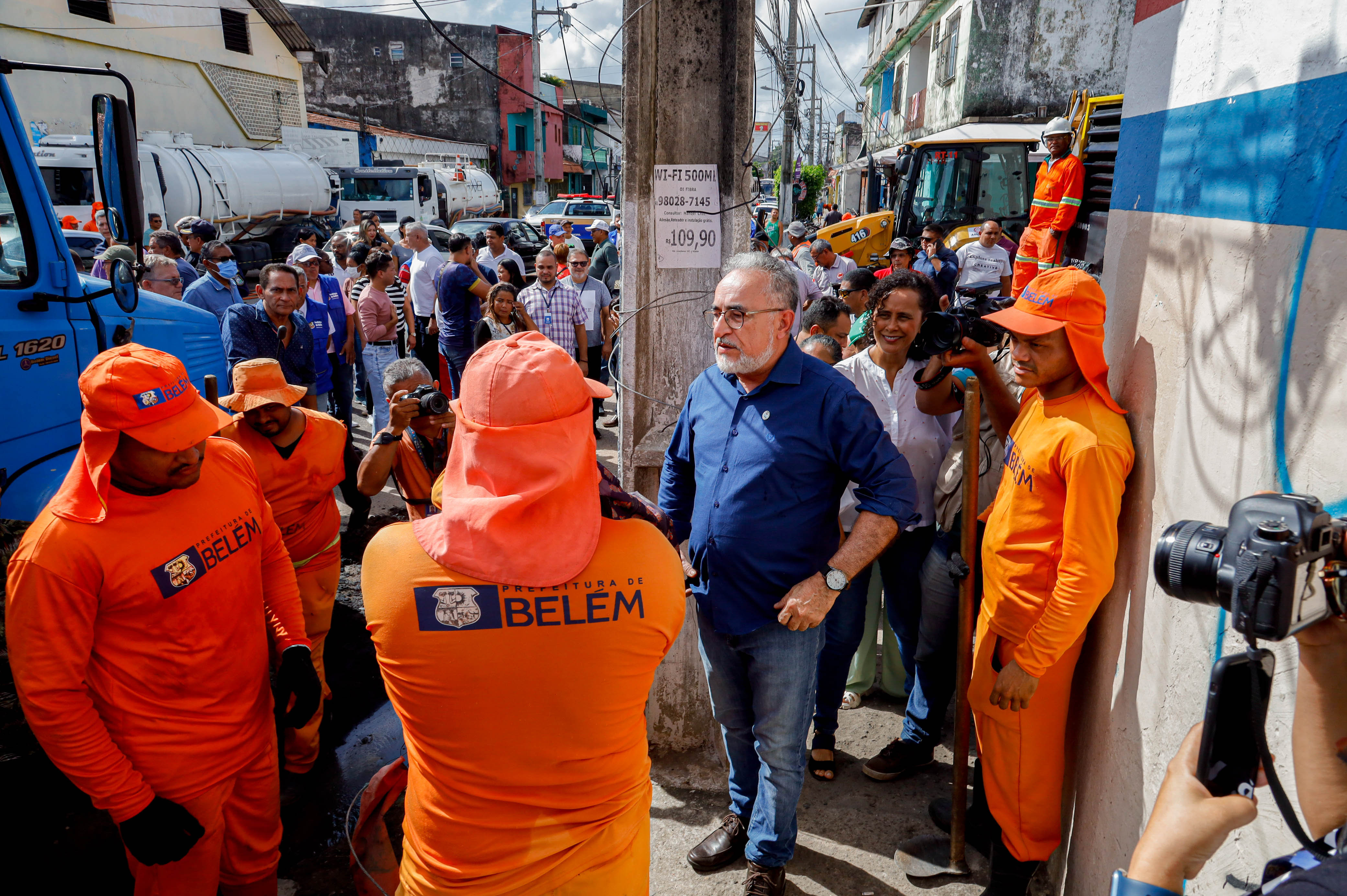 Prefeitura de Belém inicia grande mutirão de limpeza como parte dos festejos de 407 anos da cidade
