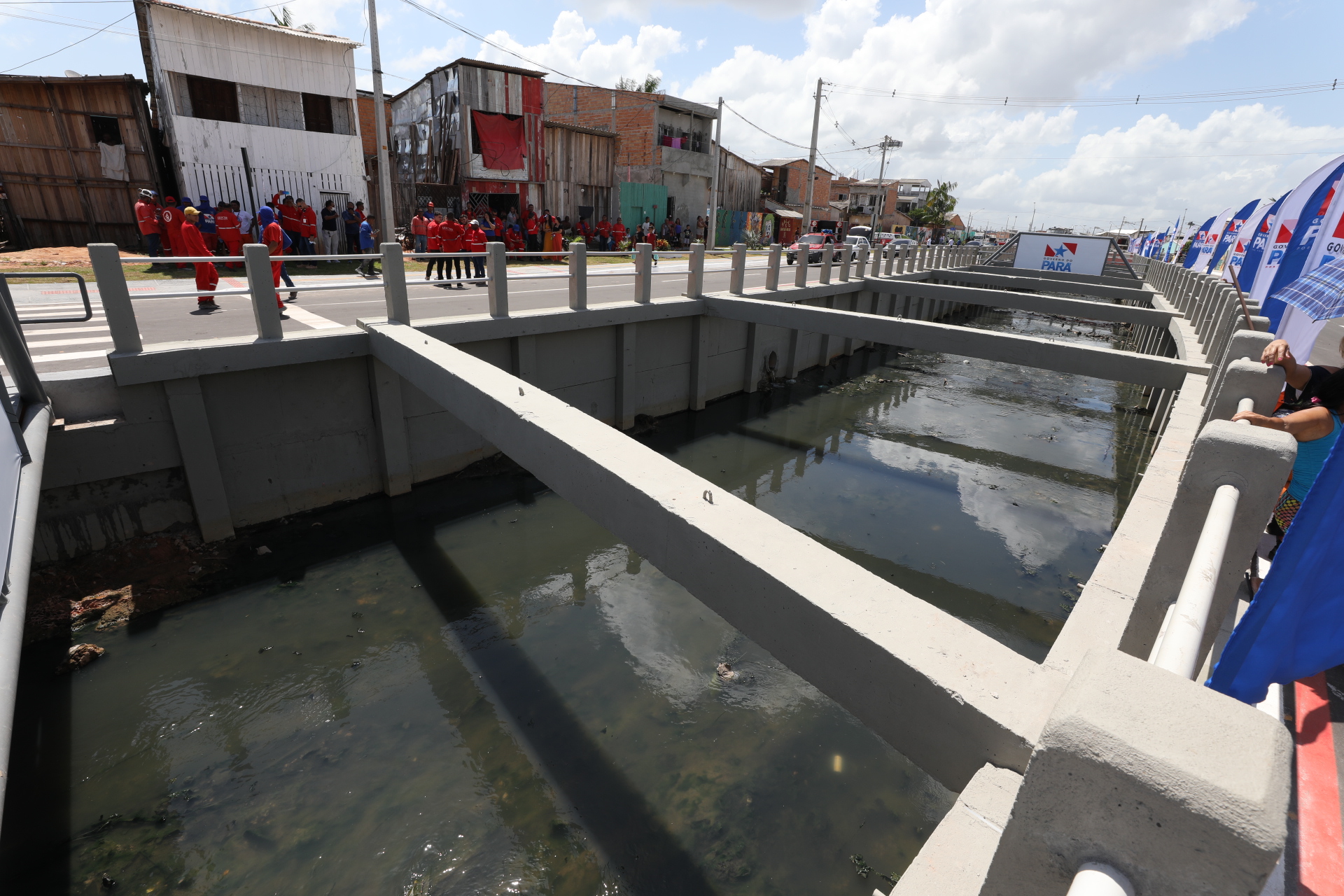Inauguração do quarto trecho da macrodrenagem do Tucunduba beneficia cerca de 100 mil habitantes de Belém