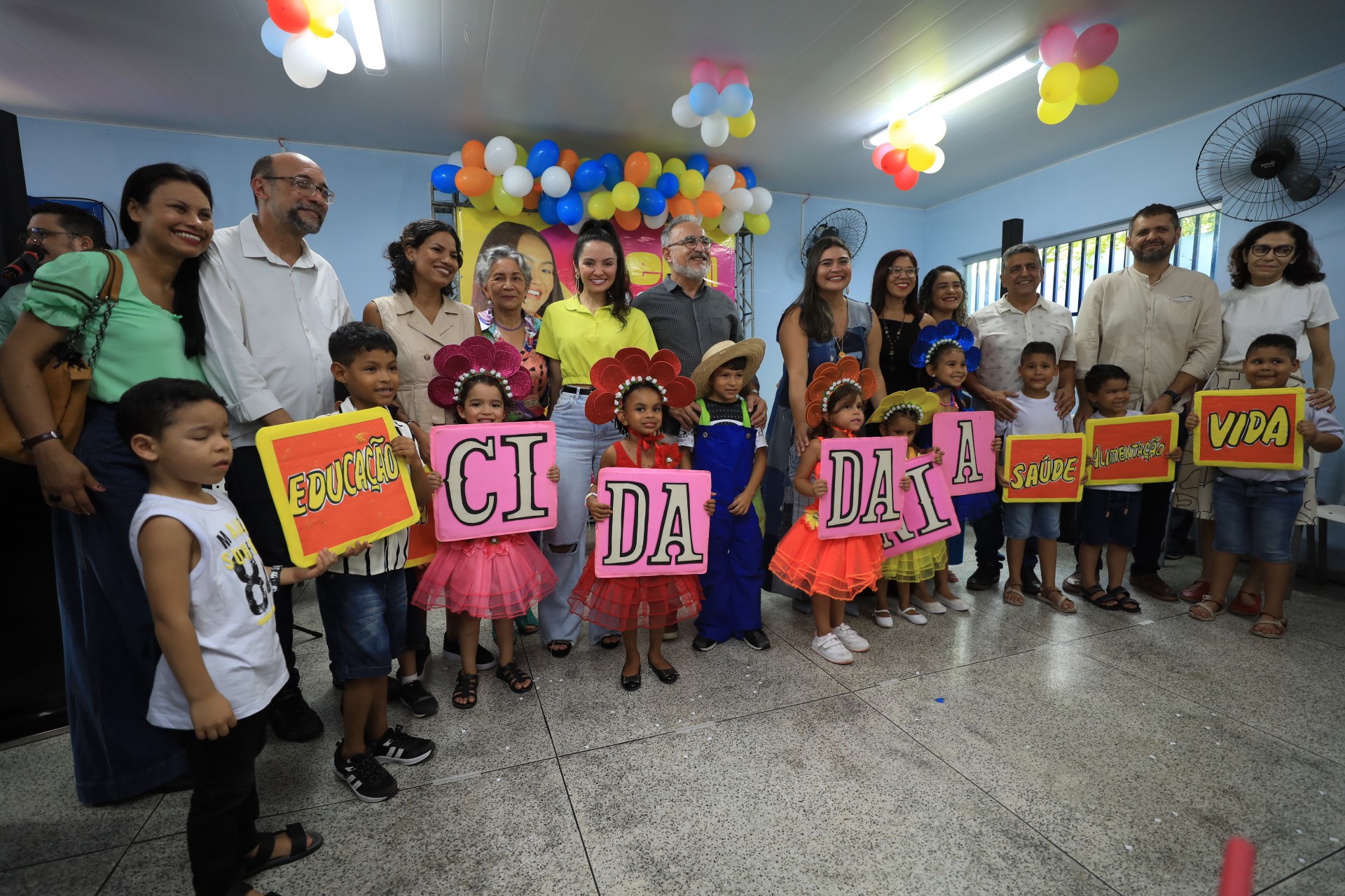 Escola de Educação Infantil da Terra Firme reformada é entregue como presente de aniversário para Belém