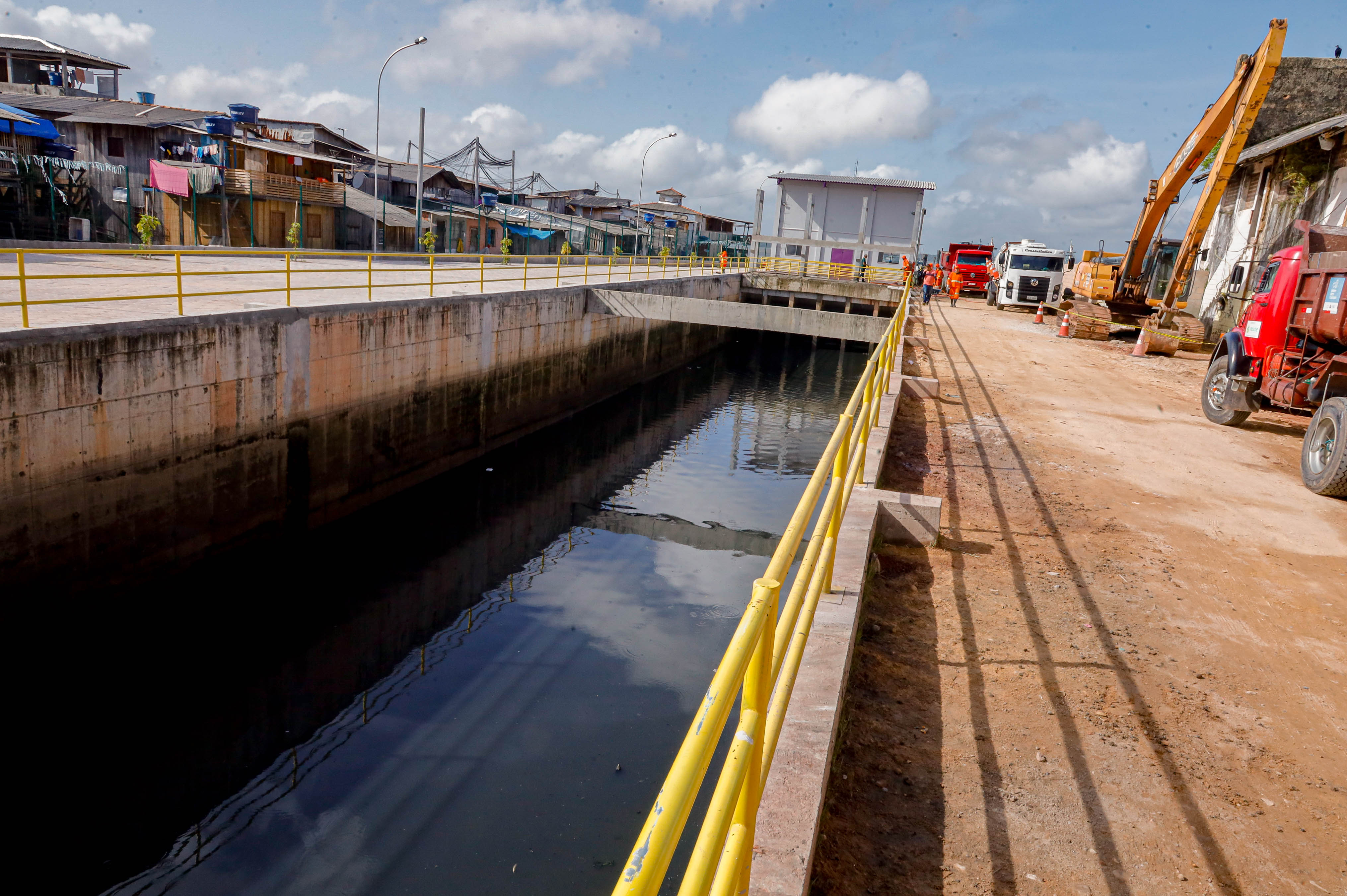 Inaugurado Canal de Descarga no Jurunas que vai conter alagamentos em três bairros de Belém