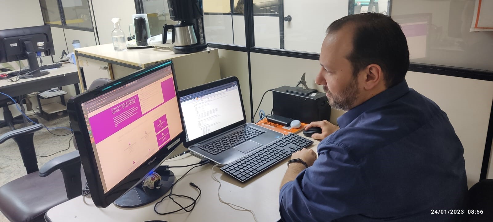 Novo site do Departamento de Vigilância Sanitária garante eficiência, economia e sustentabilidade