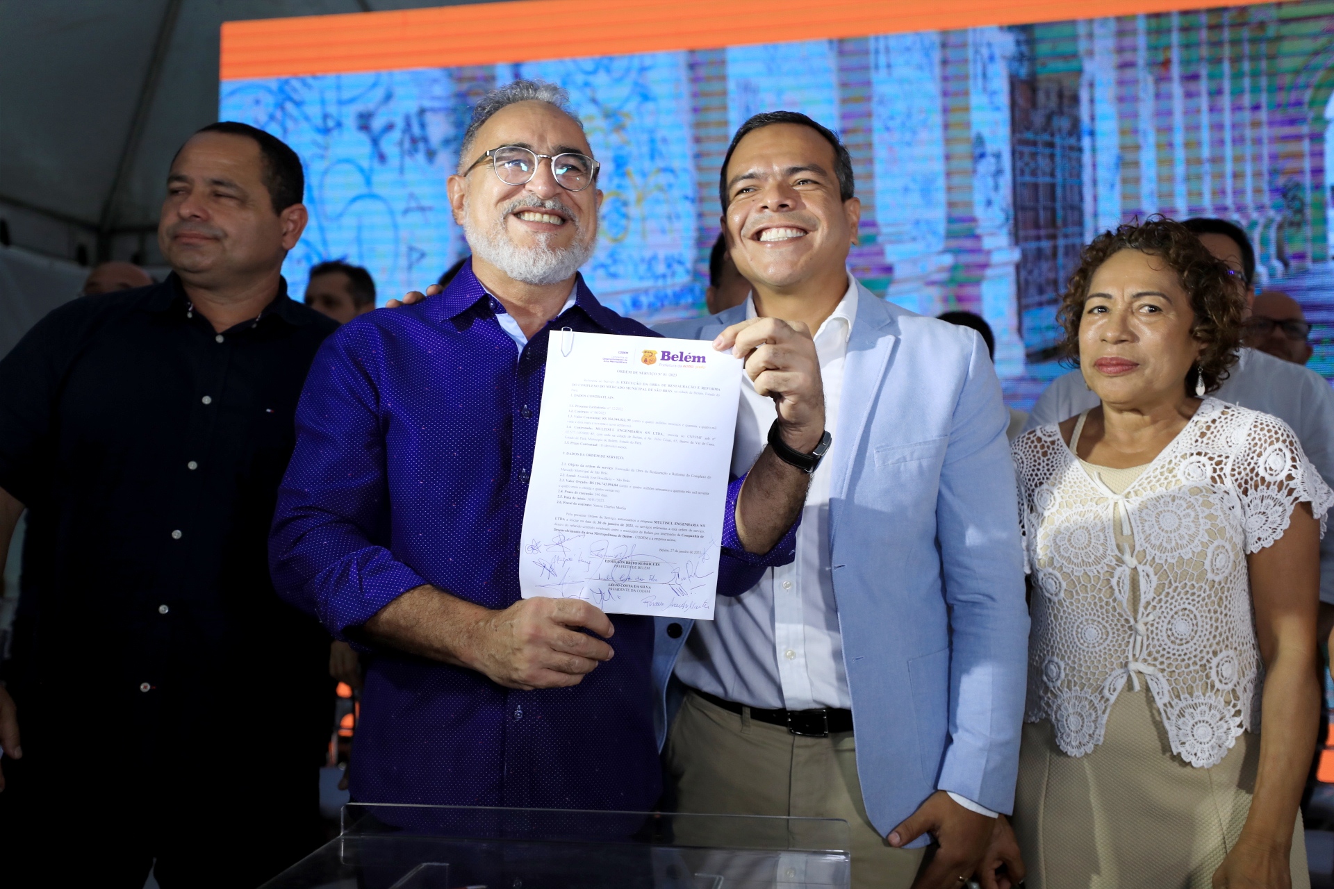 Assinada Ordem de Serviço para reforma e requalificação do Mercado de São Brás