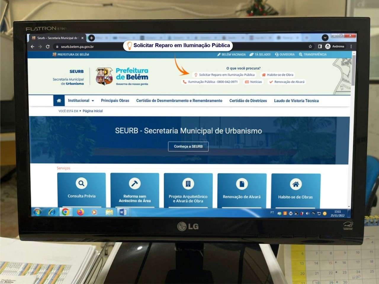 População dispõe de canais de comunicação para ter acesso aos serviços de iluminação pública