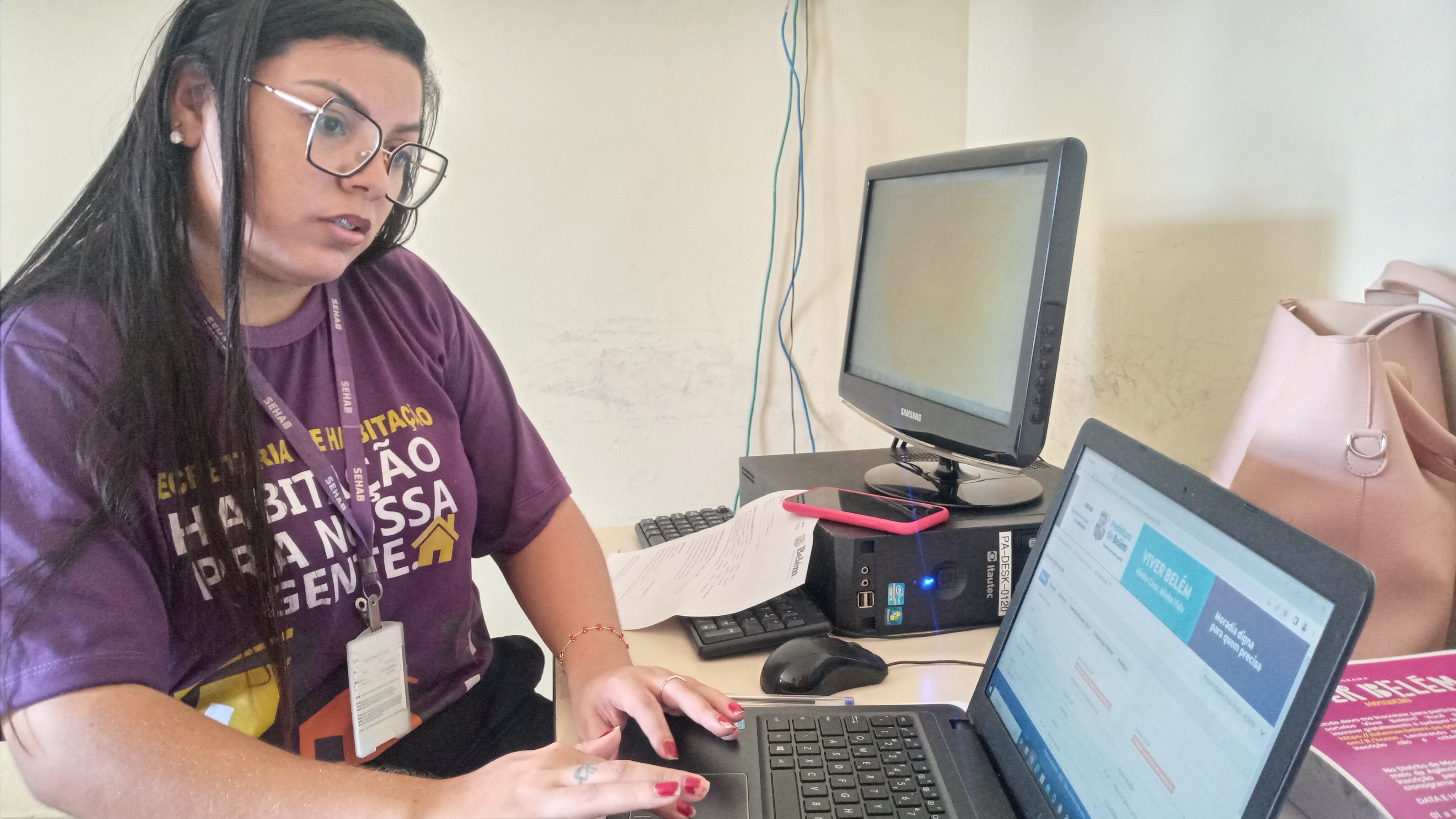 Força-tarefa atualiza e recebe novos cadastros para sorteio de 600 casas no Viver Belém, em Mosqueiro